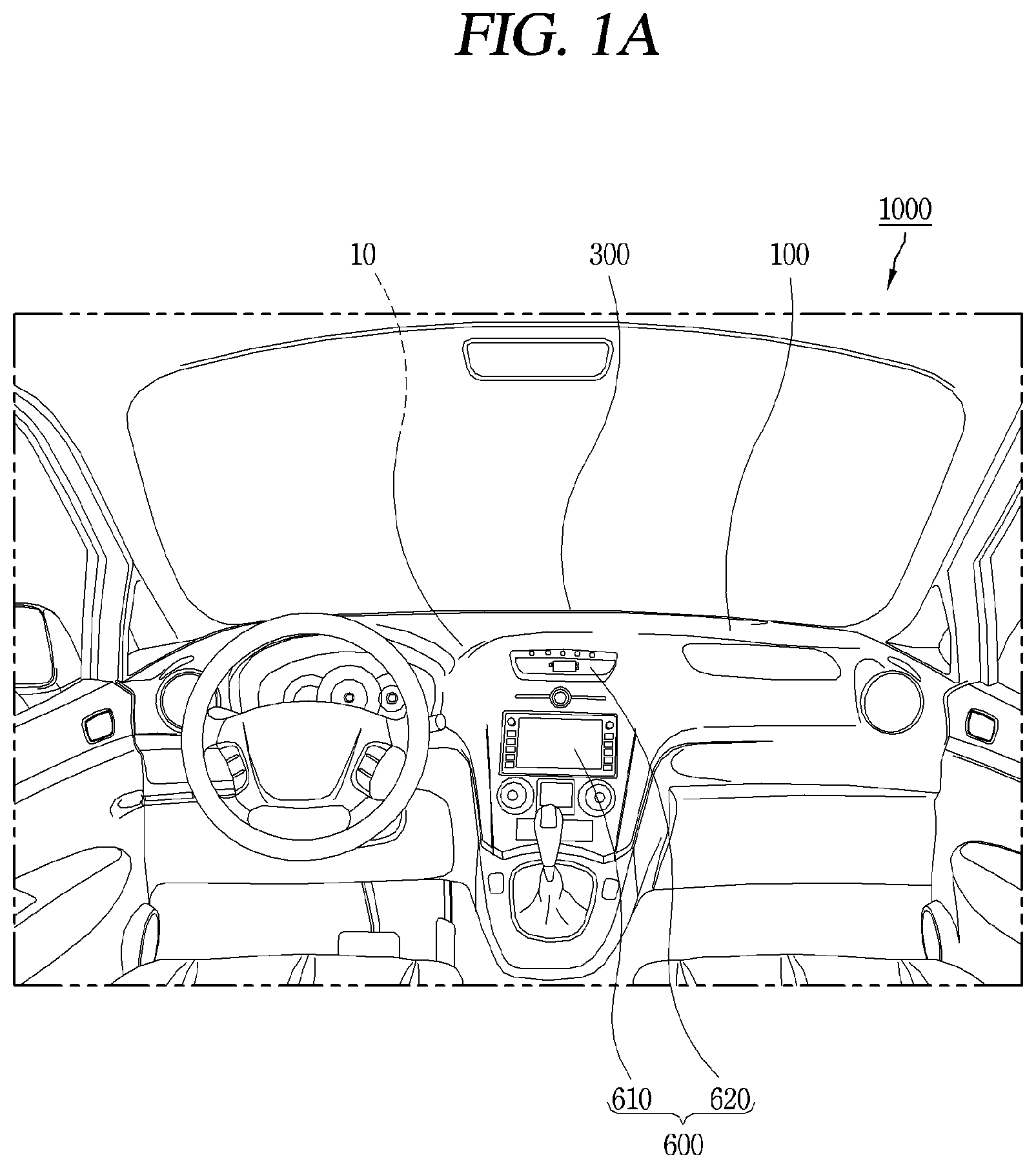 Patent US12322853 — Antenna system mounted on vehicle — Figure 1