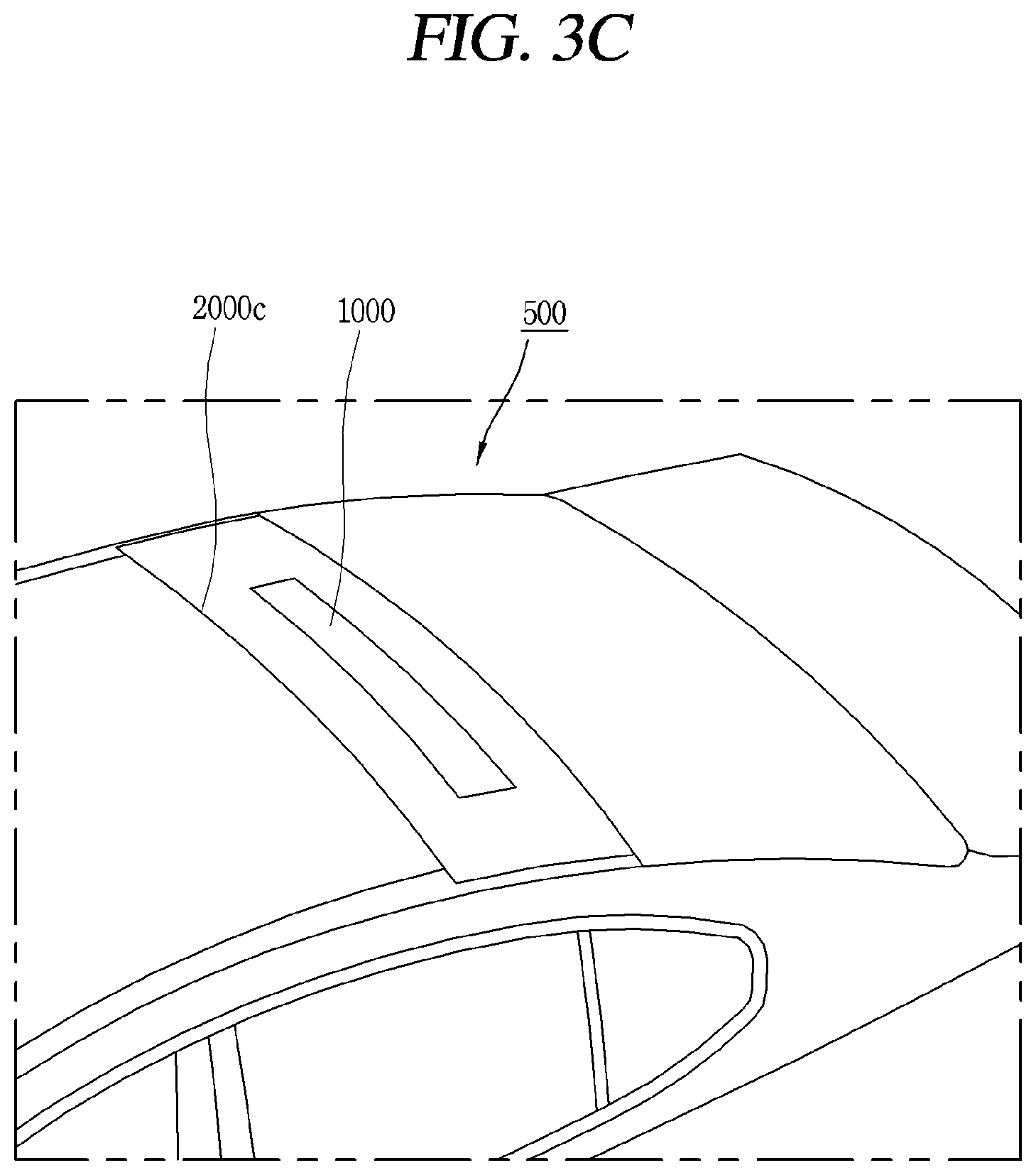 Patent US12322853 Figure 7 – Antenna system mounted on vehicle