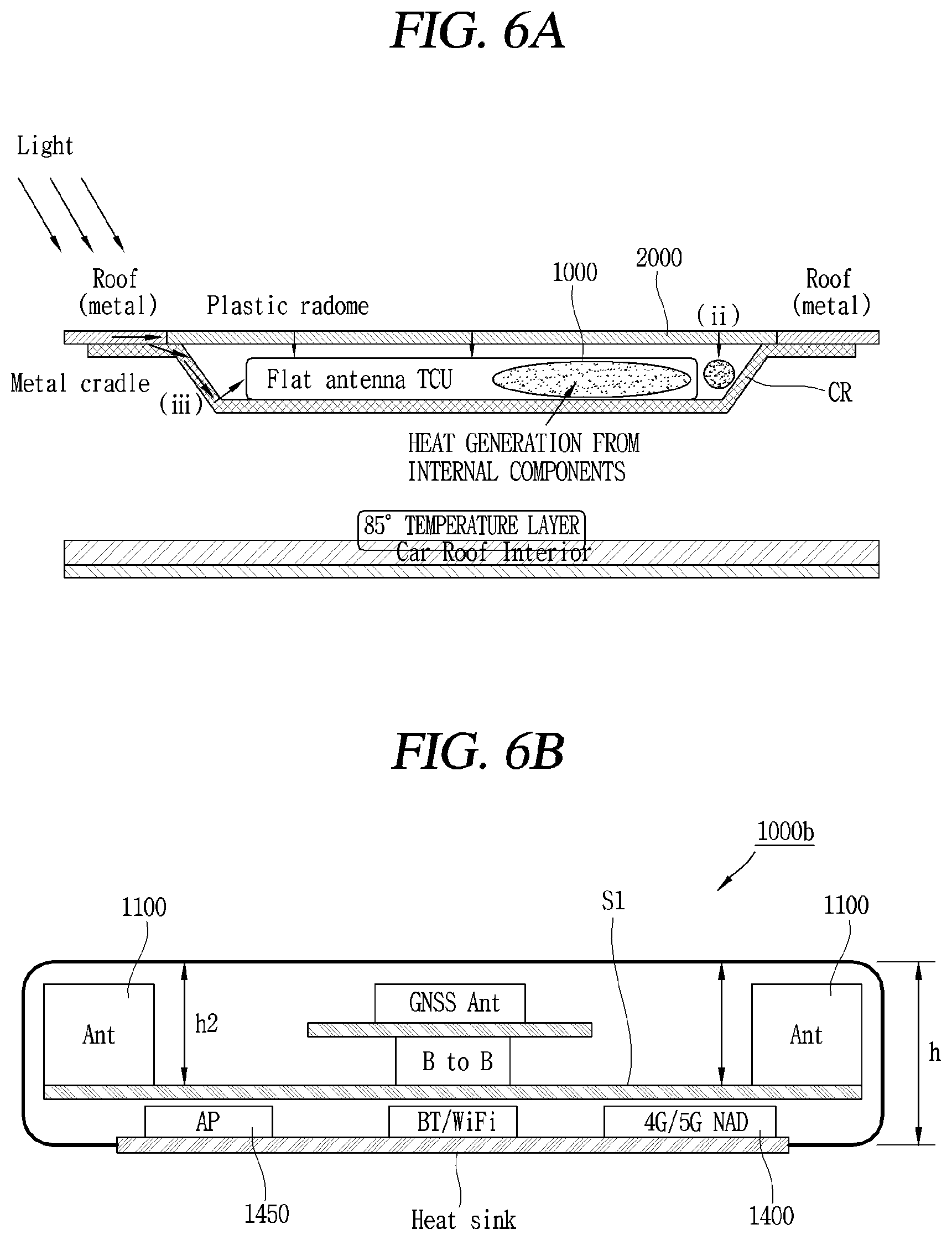 Patent US12322853 Figure 11 – Antenna system mounted on vehicle