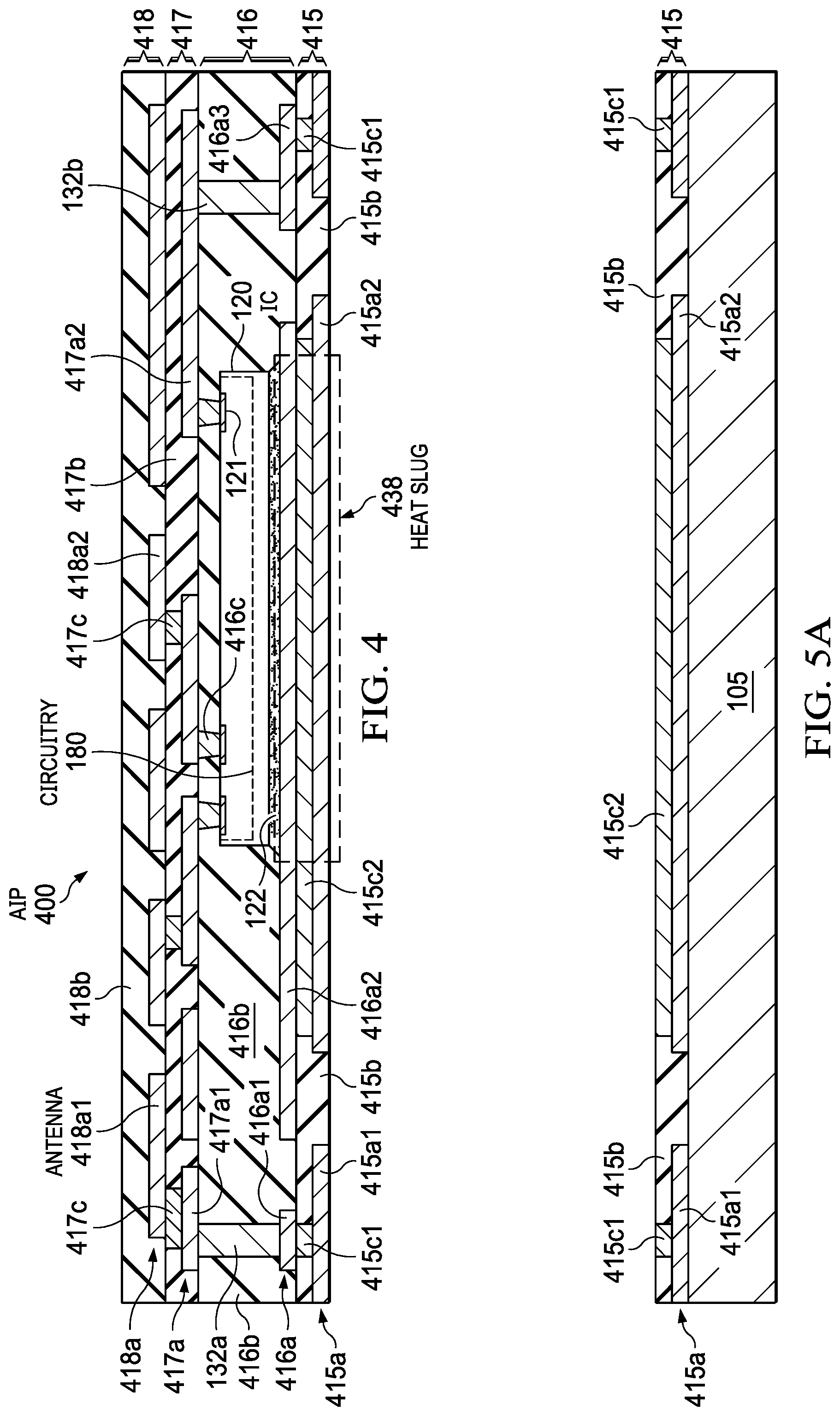 Patent US12322856 Figure 6 – Antenna in package having antenna on package substrate