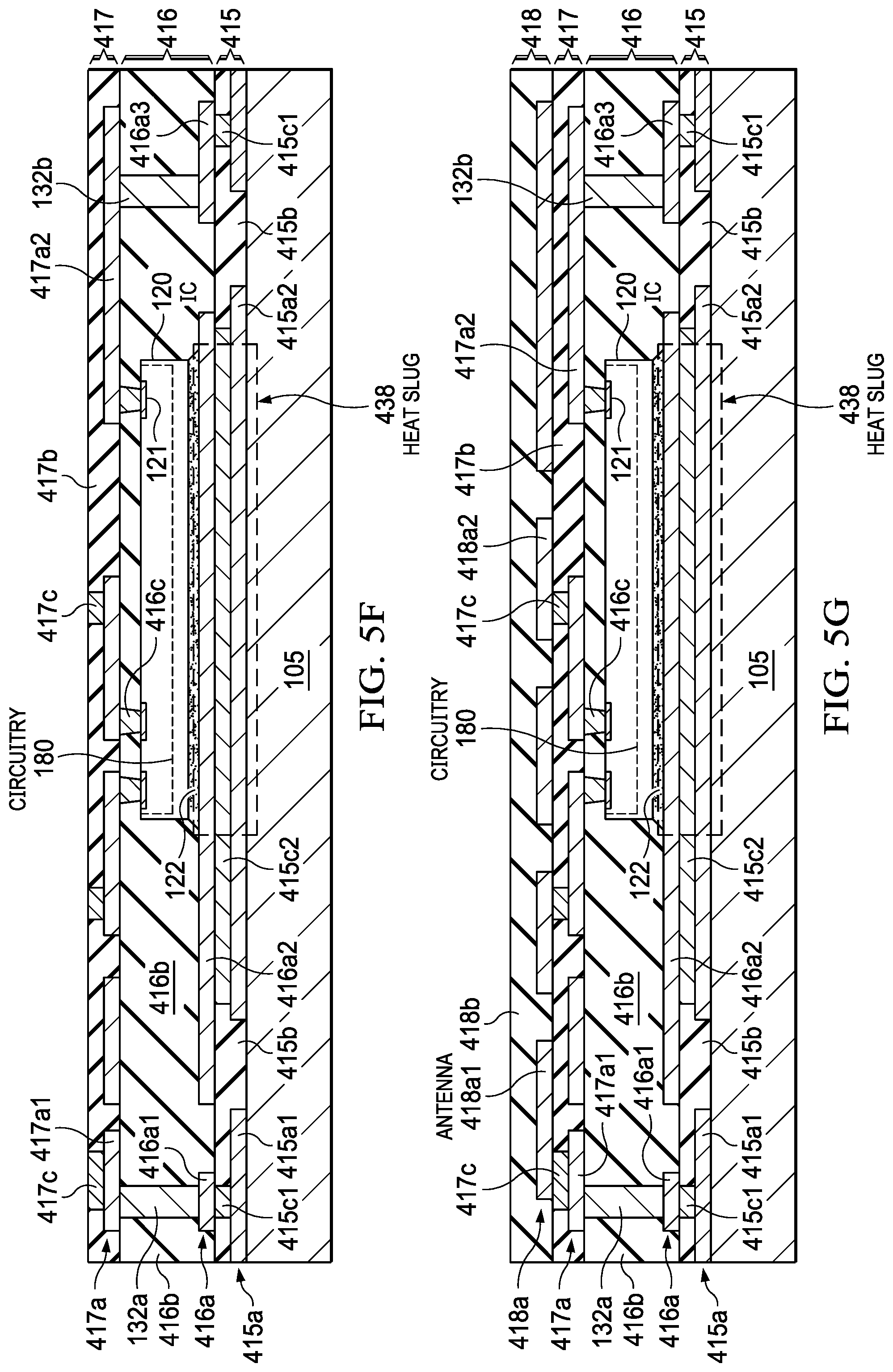 Patent US12322856 Figure 9 – Antenna in package having antenna on package substrate
