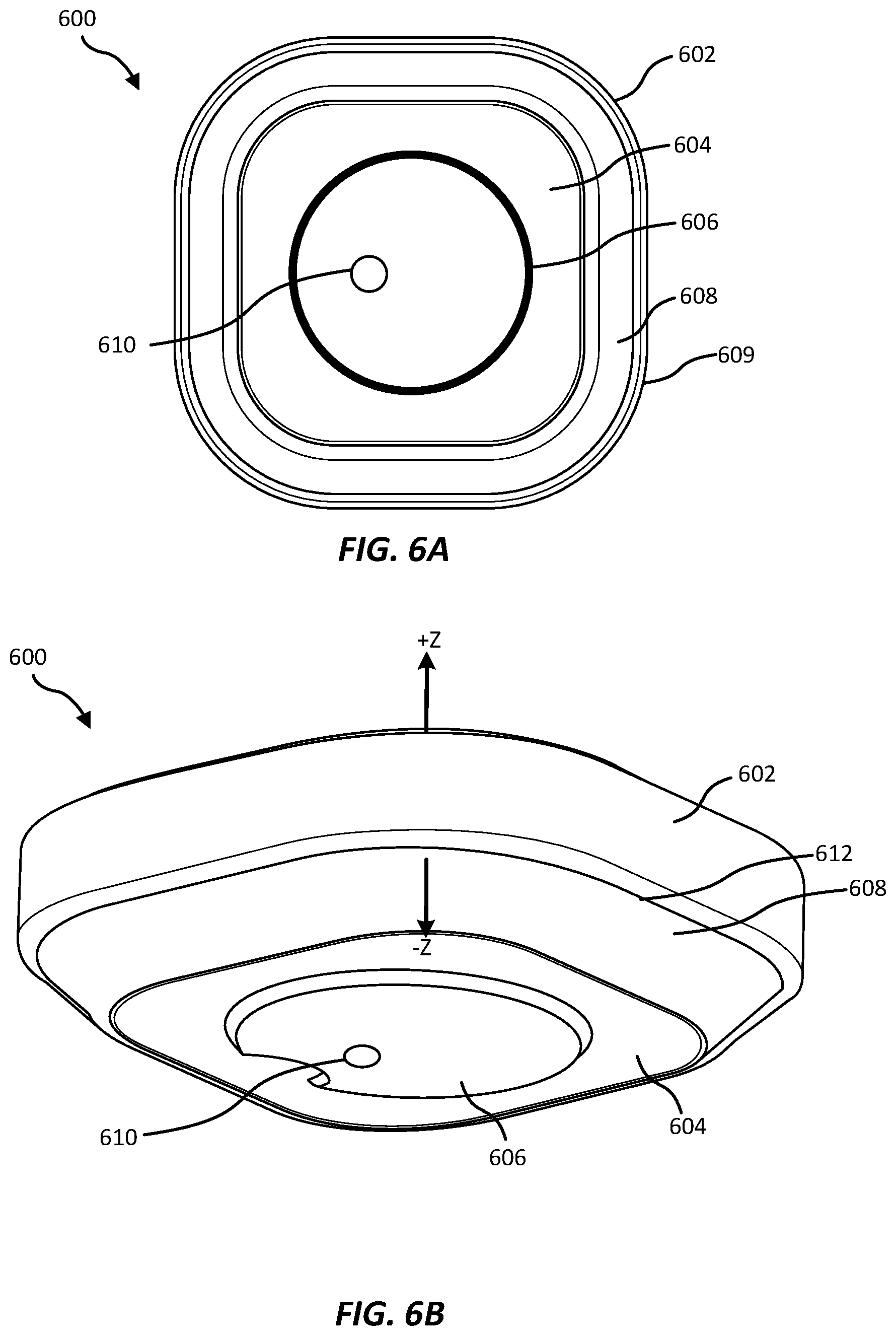Patent US12322857 Figure 6 – Antenna architecture for a wearable device and related devices and methods