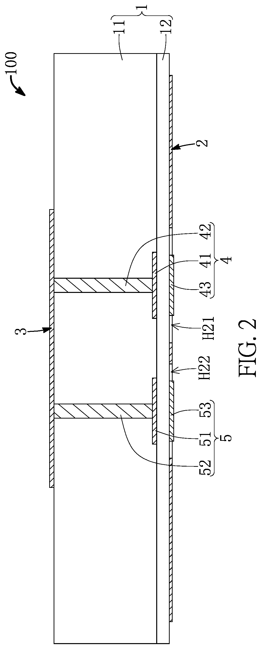 Patent US12322860 Figure 2 – Antenna device