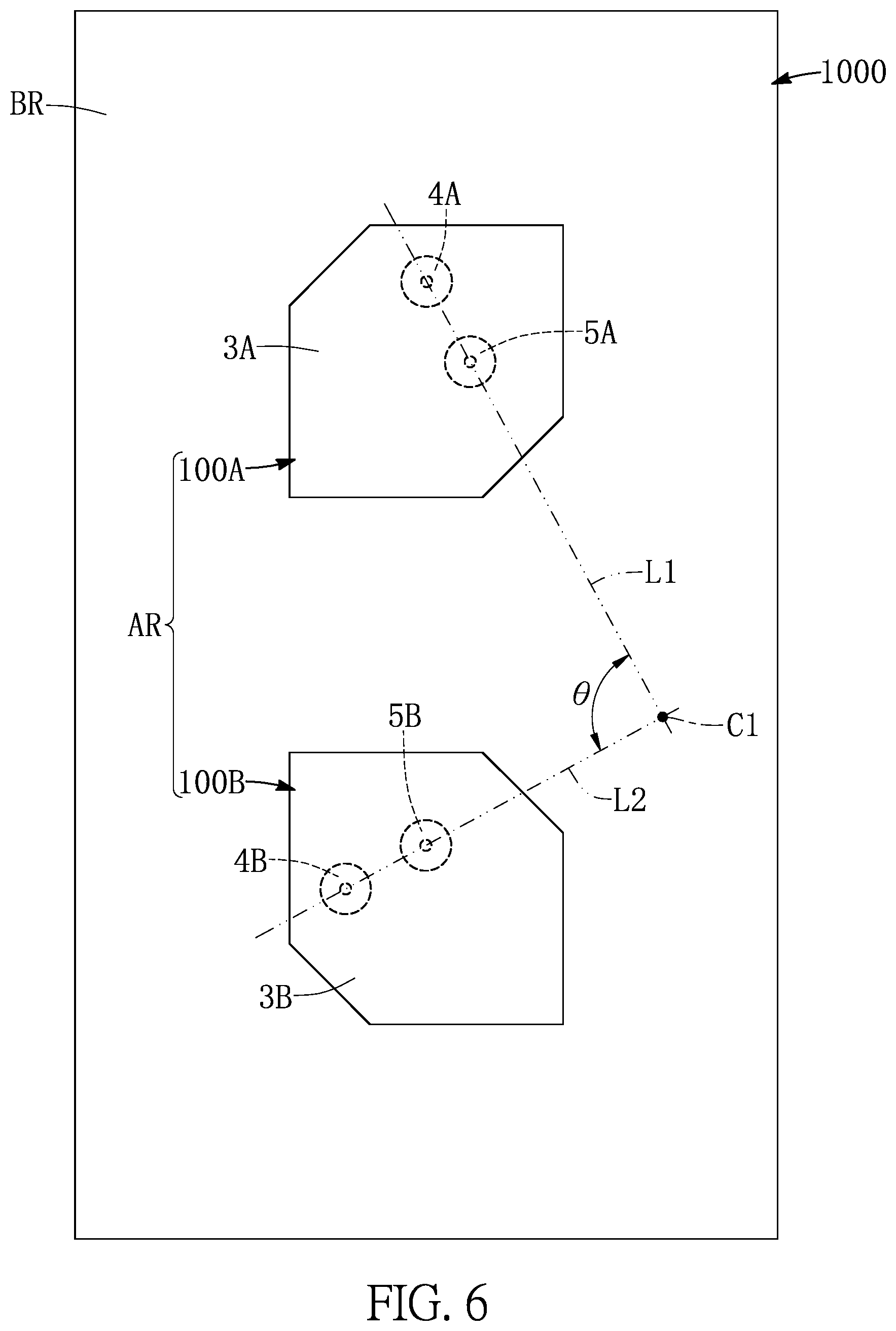 Patent US12322860 Figure 6 – Antenna device
