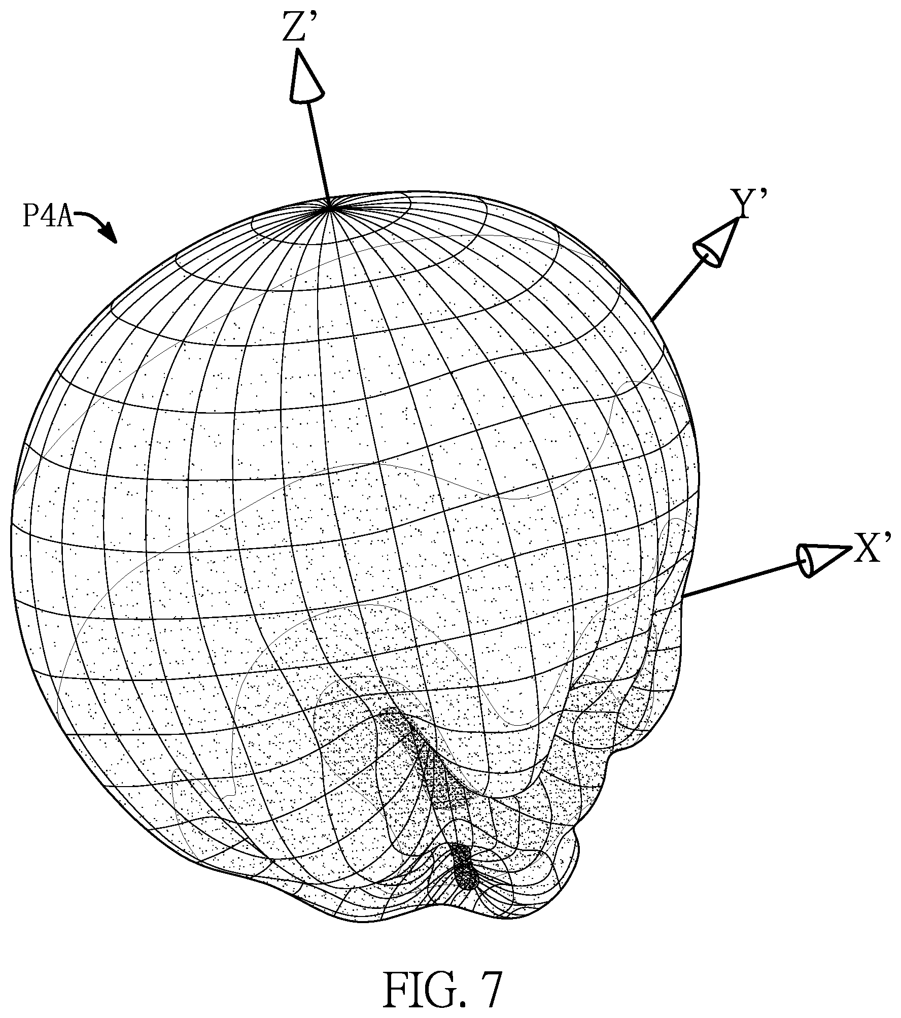 Patent US12322860 Figure 7 – Antenna device