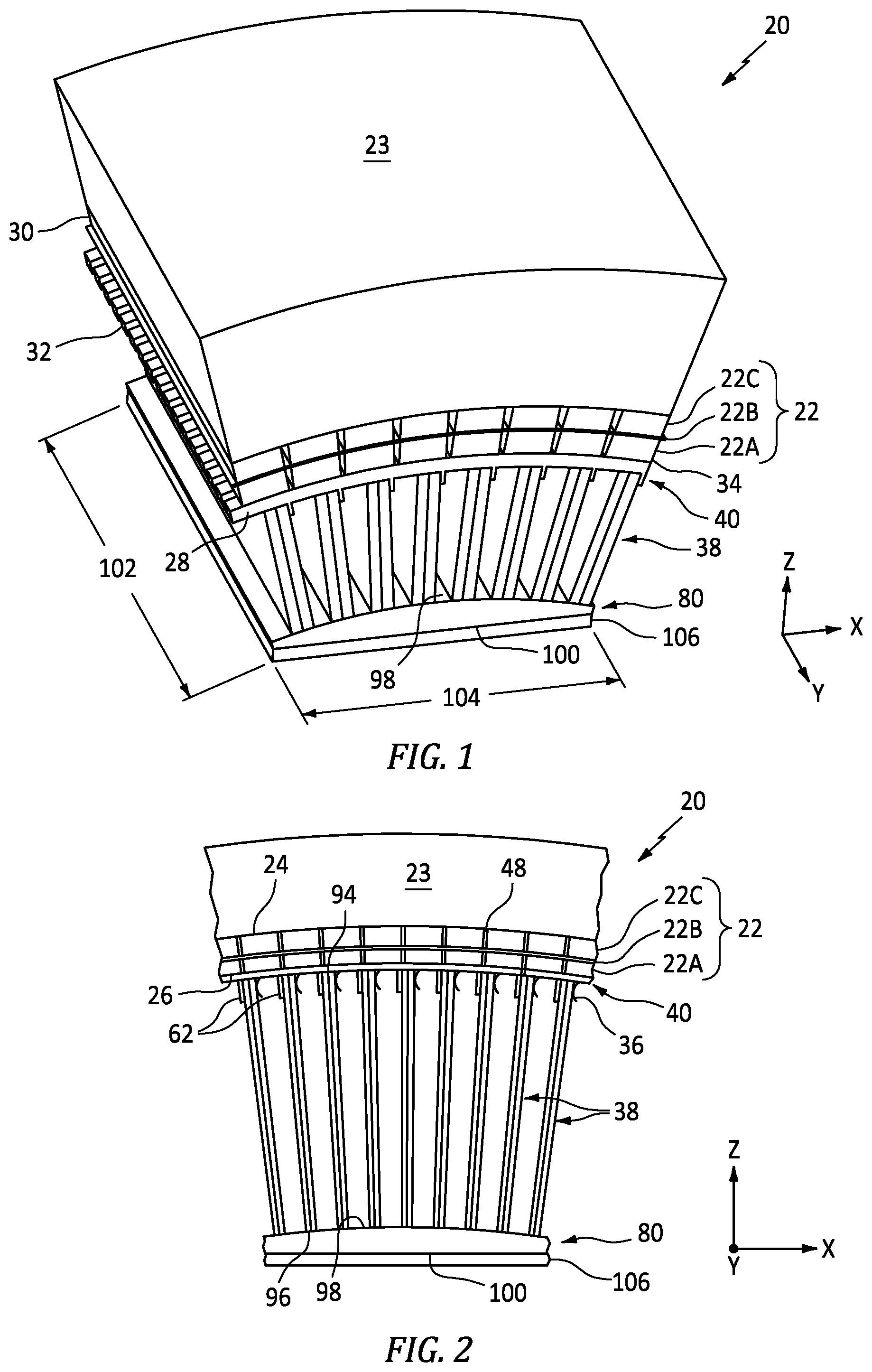 Patent US12322864 — Conformal antenna device — Figure 1