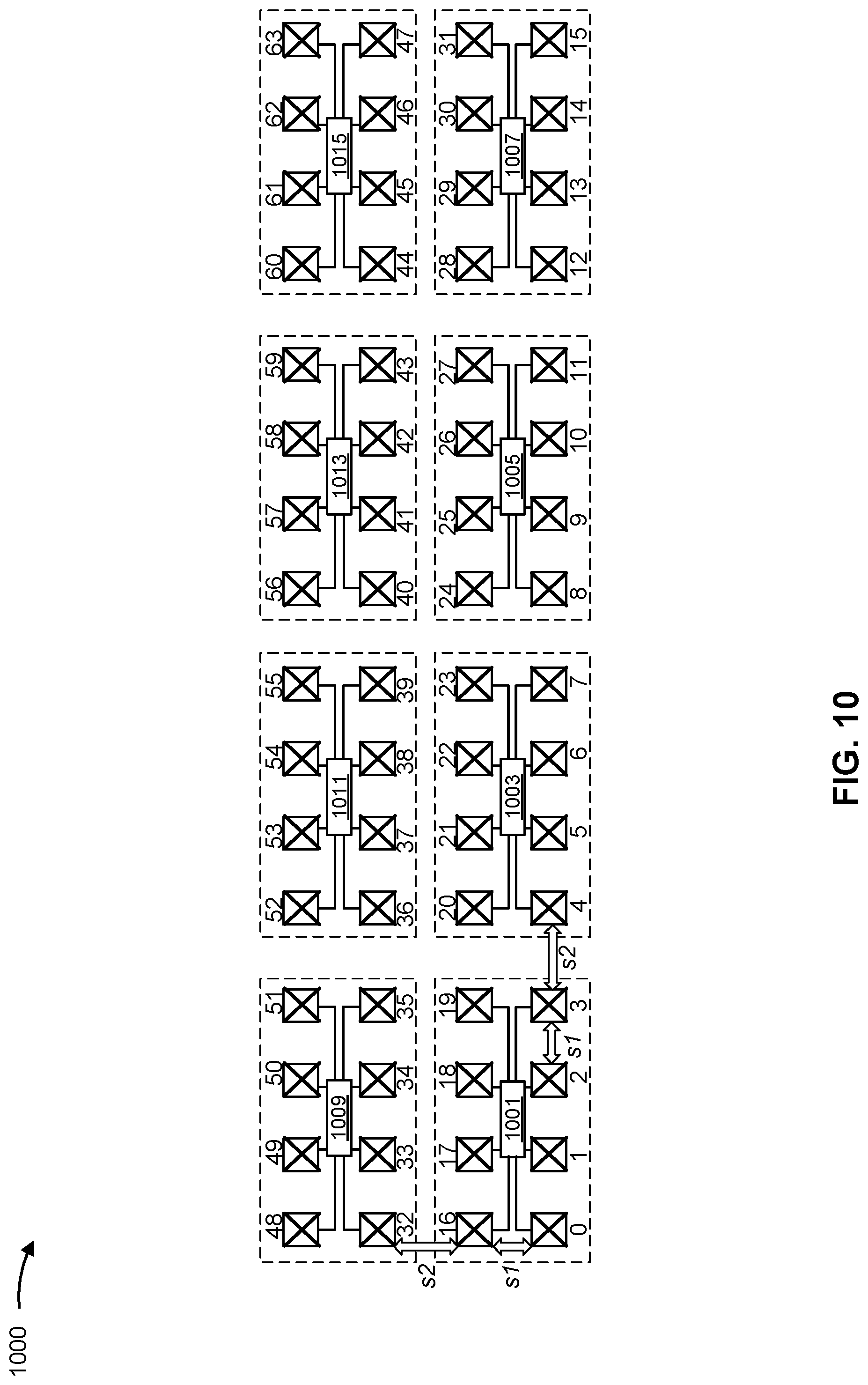 Patent US12322868 Figure 10 – Configuration of radio unit antenna elements