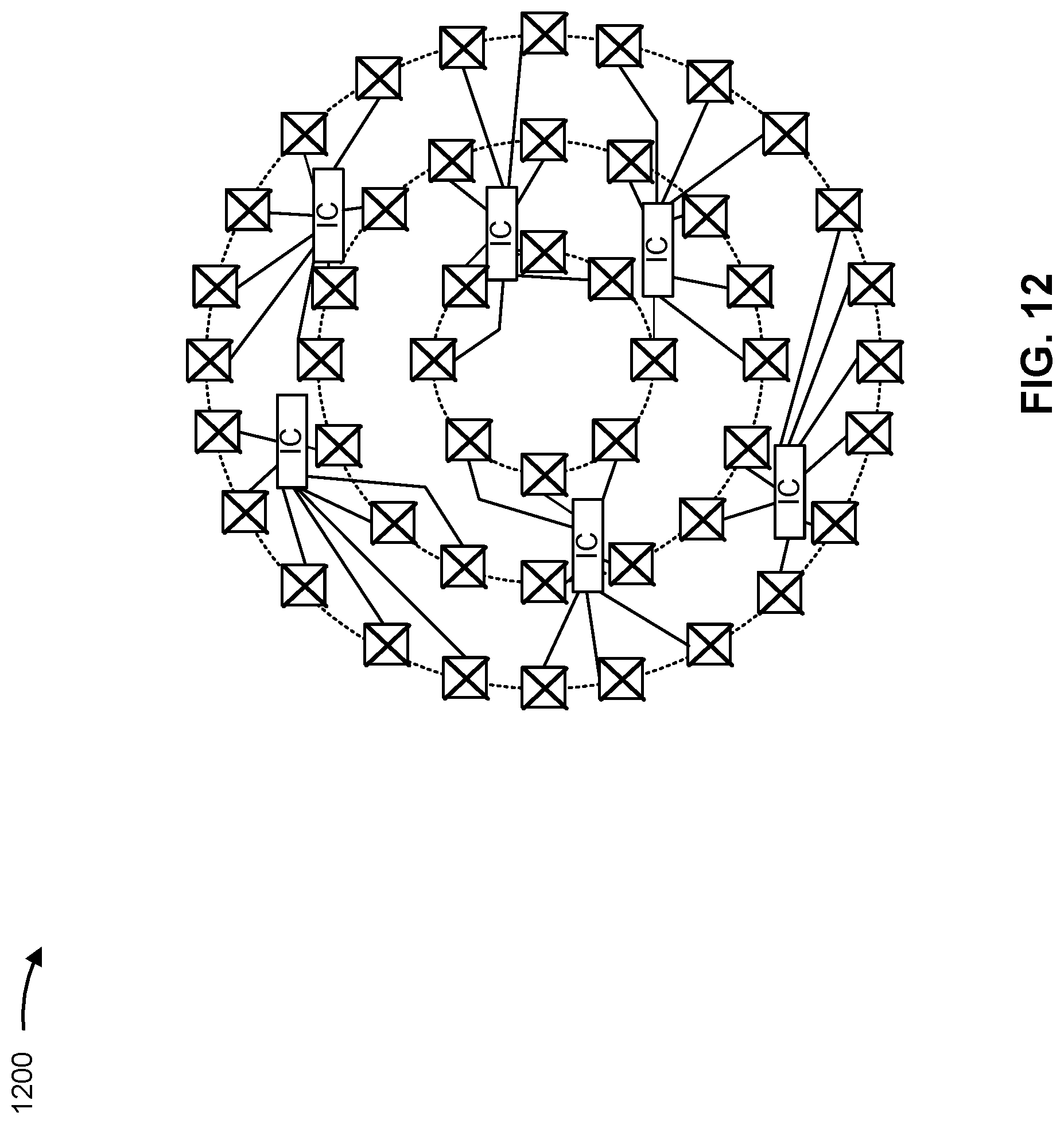 Patent US12322868 Figure 12 – Configuration of radio unit antenna elements