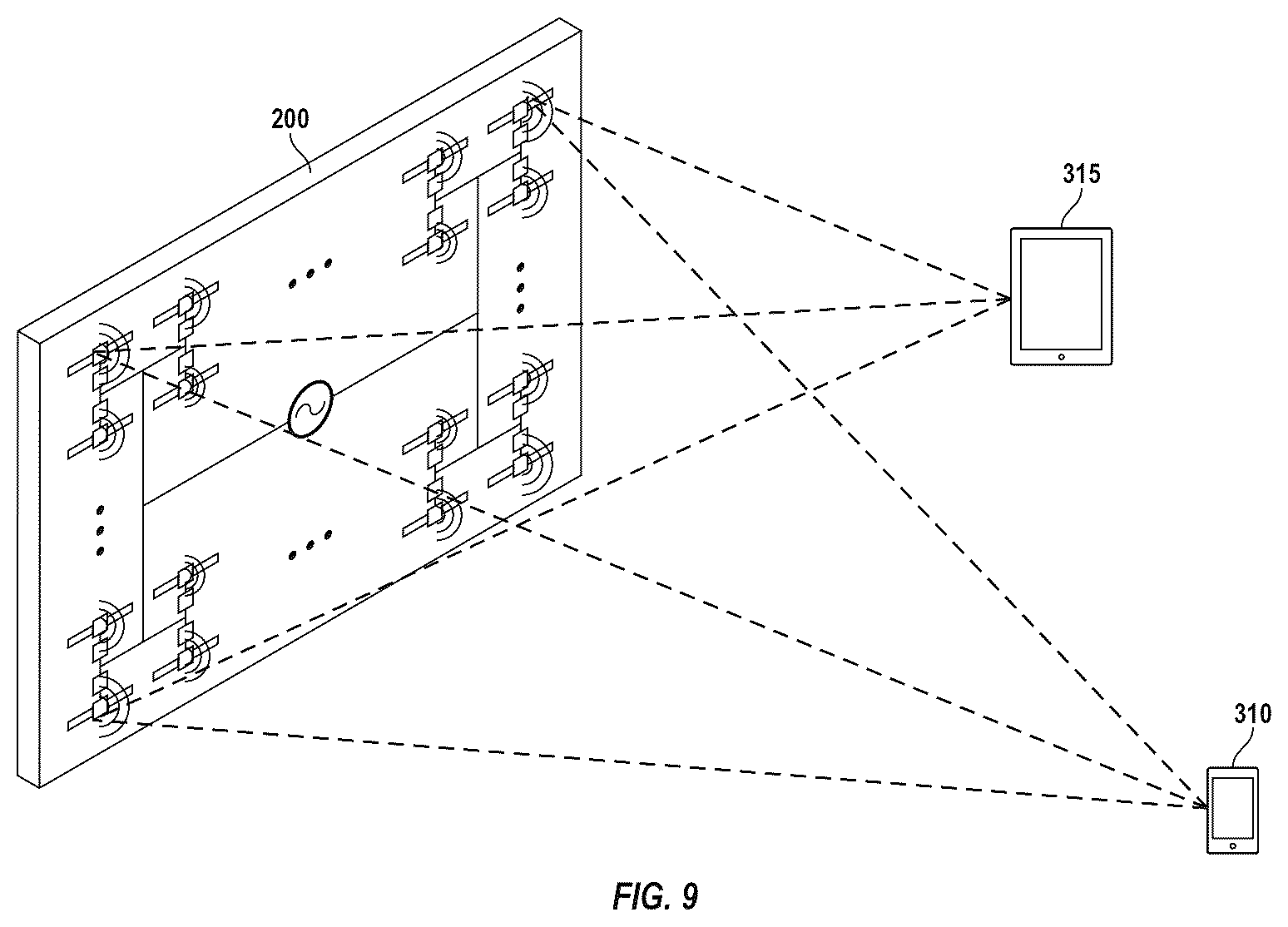 Patent US12322869 Figure 5 – Smart RF lensing: efficient, dynamic and mobile wireless power transfer