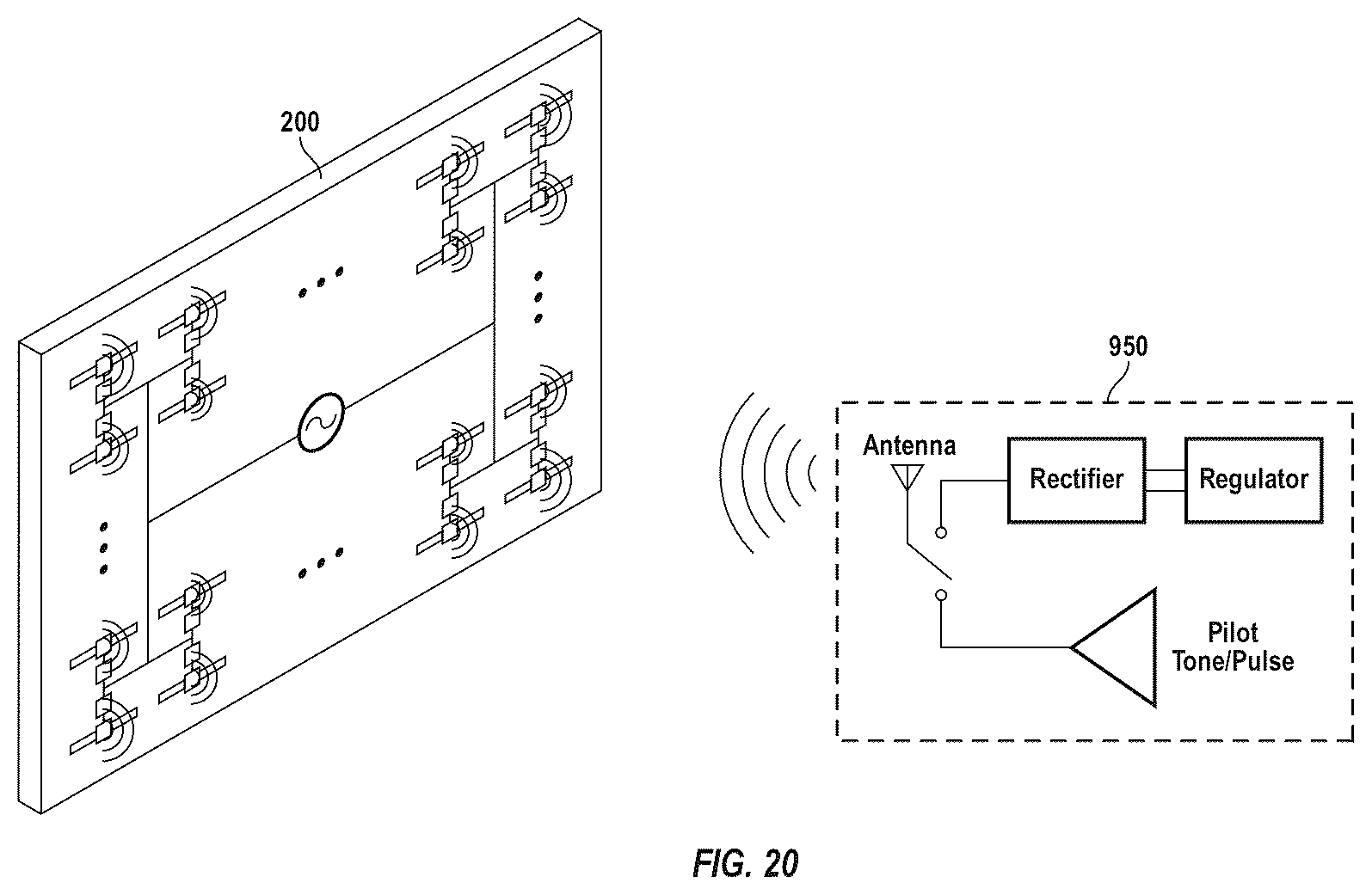 Patent US12322869 Figure 13 – Smart RF lensing: efficient, dynamic and mobile wireless power transfer