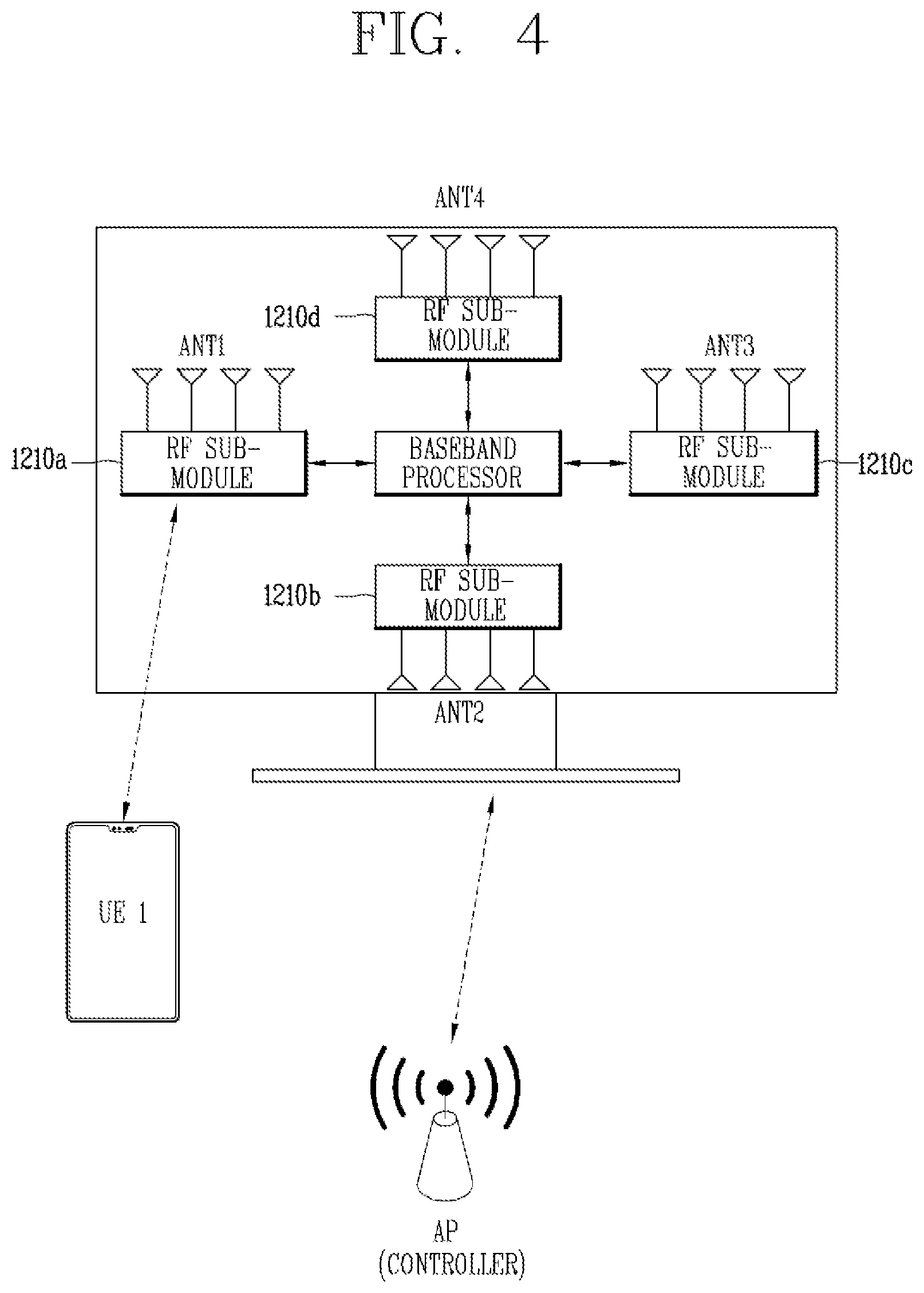 Patent US12322870 Figure 6 – Electronic device having antenna module