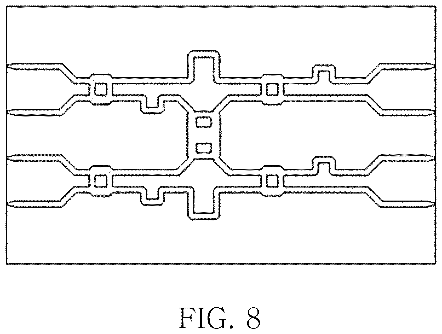 Patent US12322872 Figure 8 – Feeding network device for improved direction estimation