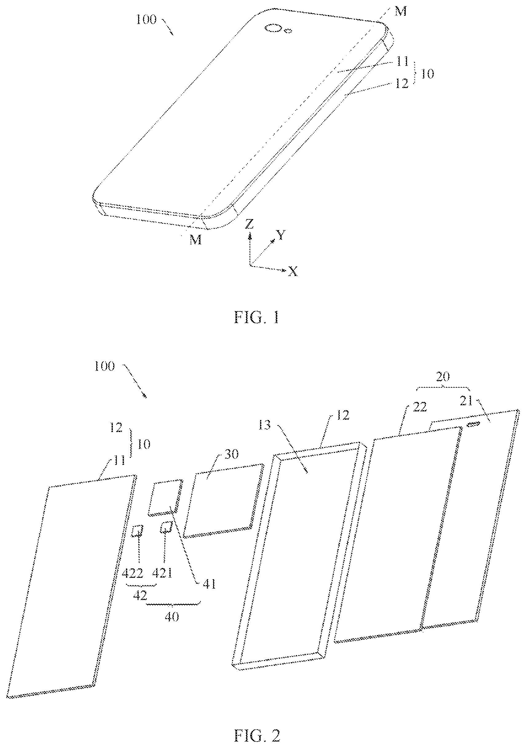 Patent US12322873 Figure 1 – Electronic device