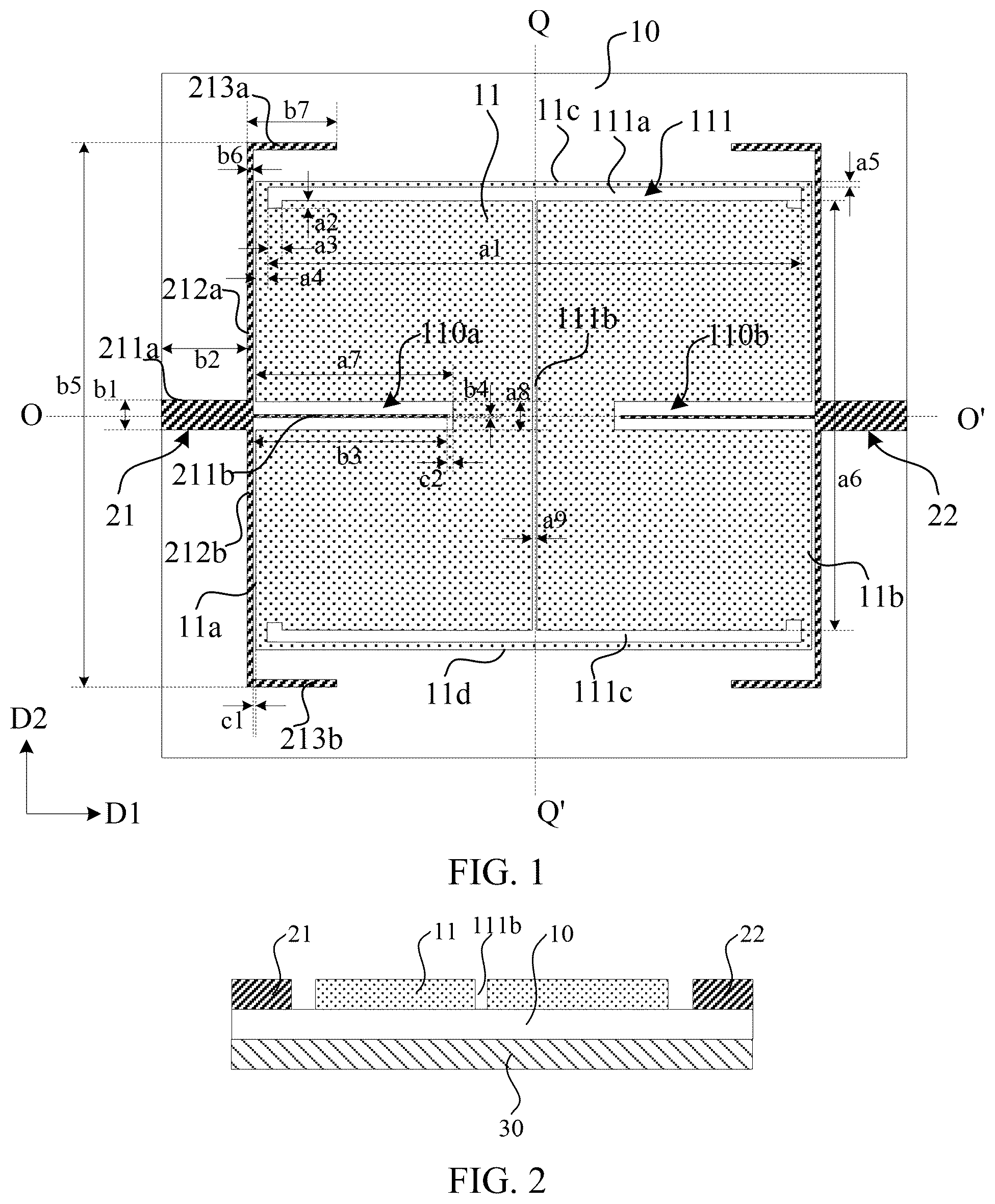 Patent US12322880 Figure 1 – Antenna structure and electronic device