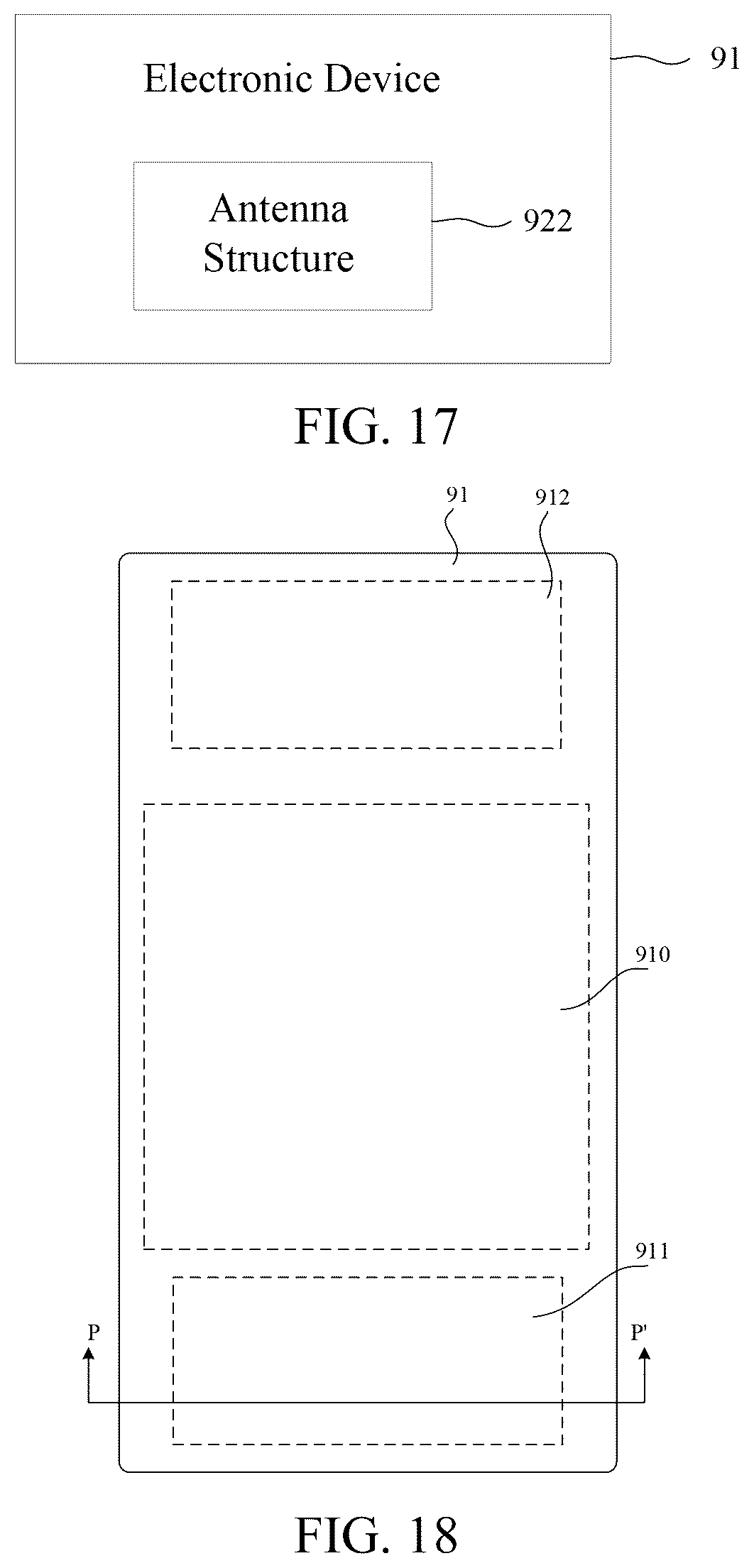 Patent US12322880 Figure 17 – Antenna structure and electronic device