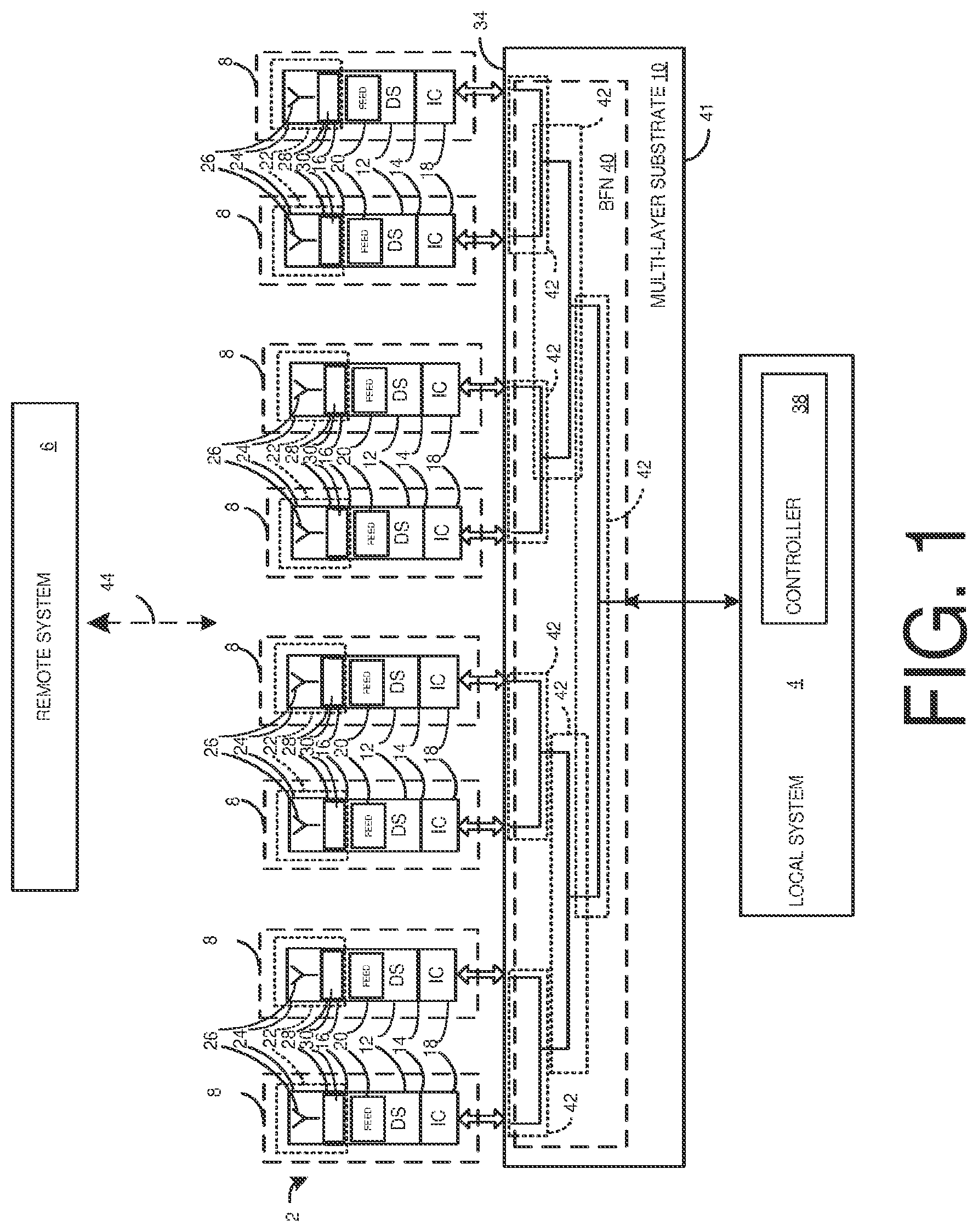 Patent US12322881 Figure 1 – Antenna element module