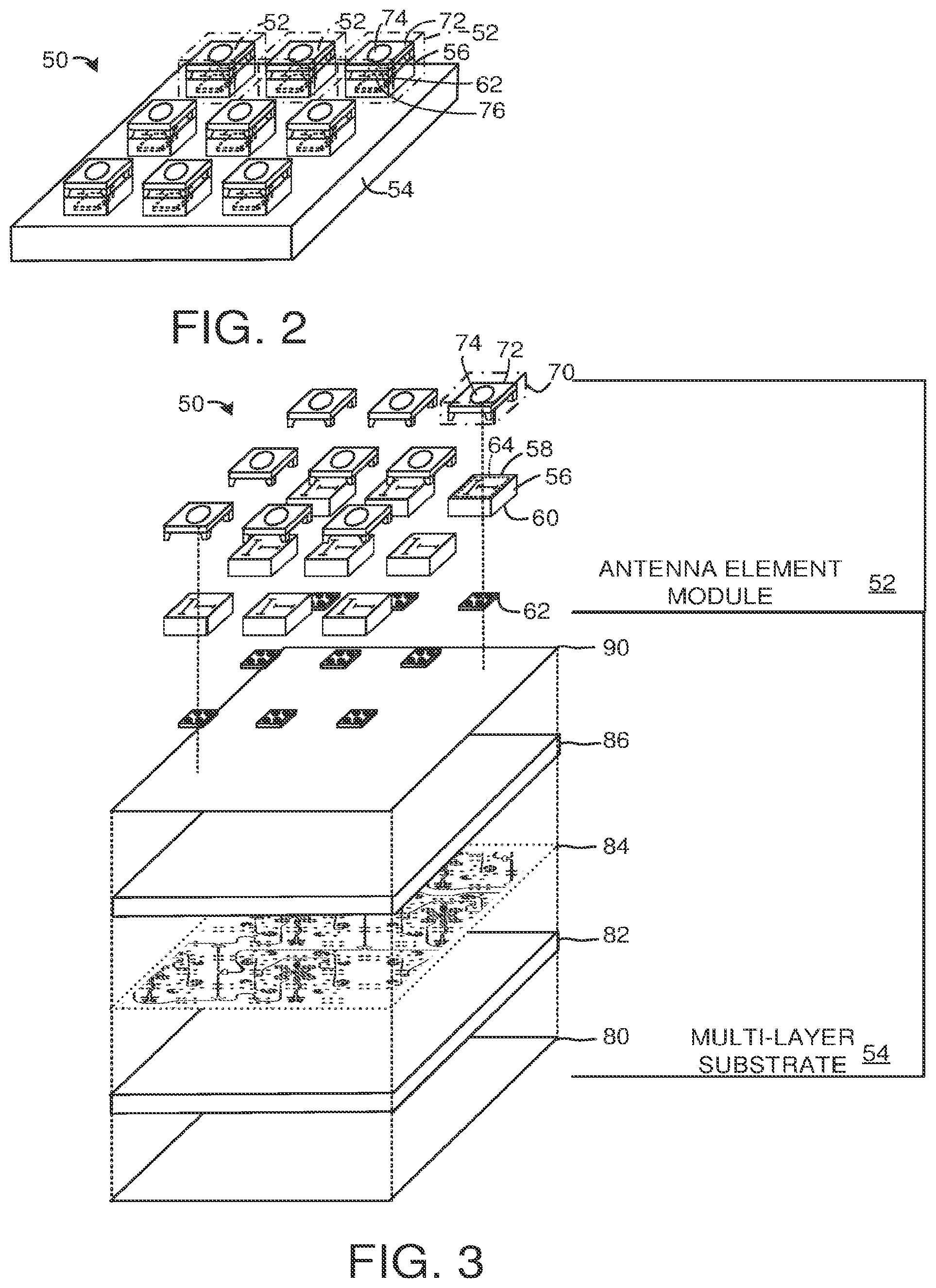 Patent US12322881 Figure 2 – Antenna element module