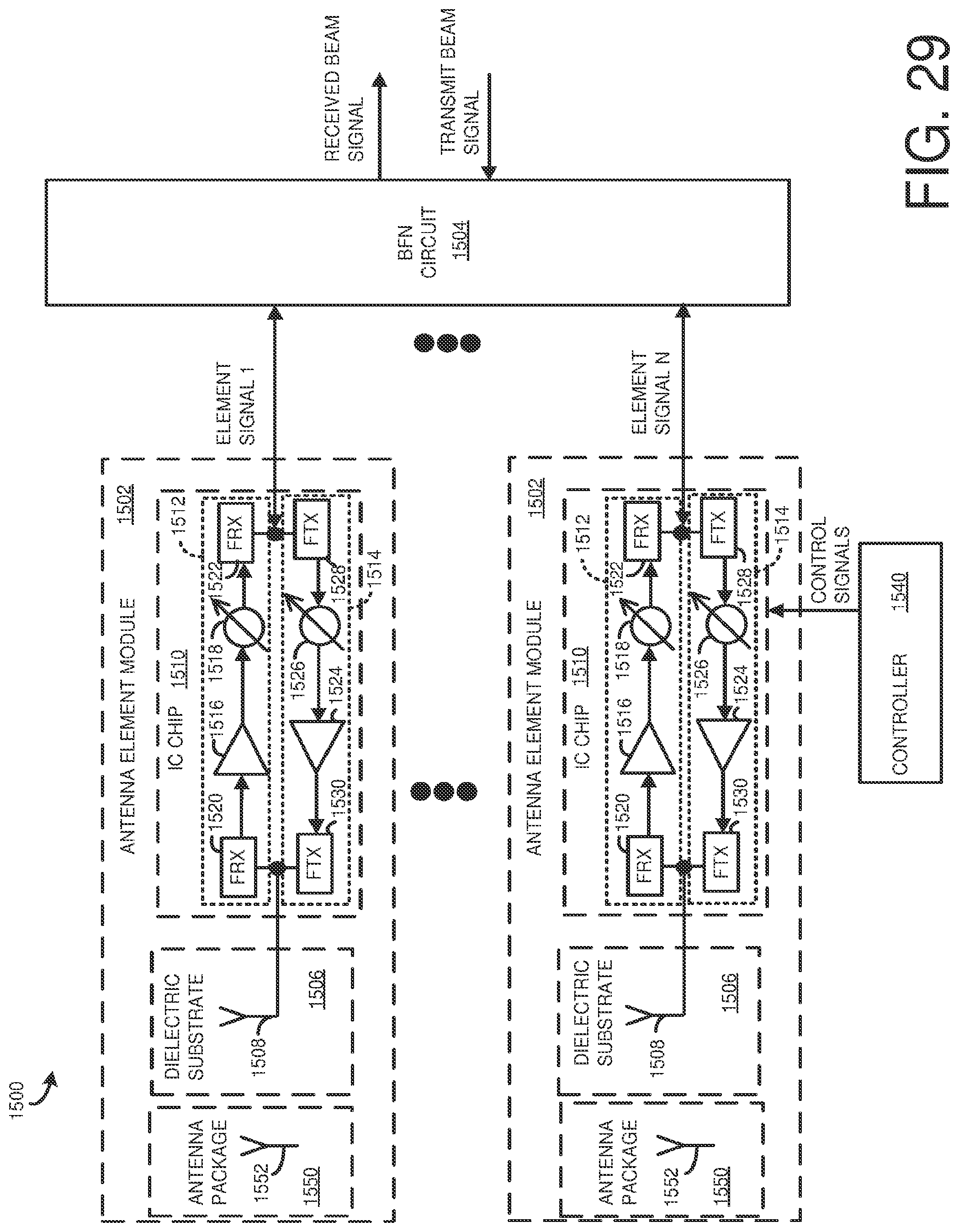 Patent US12322881 Figure 20 – Antenna element module