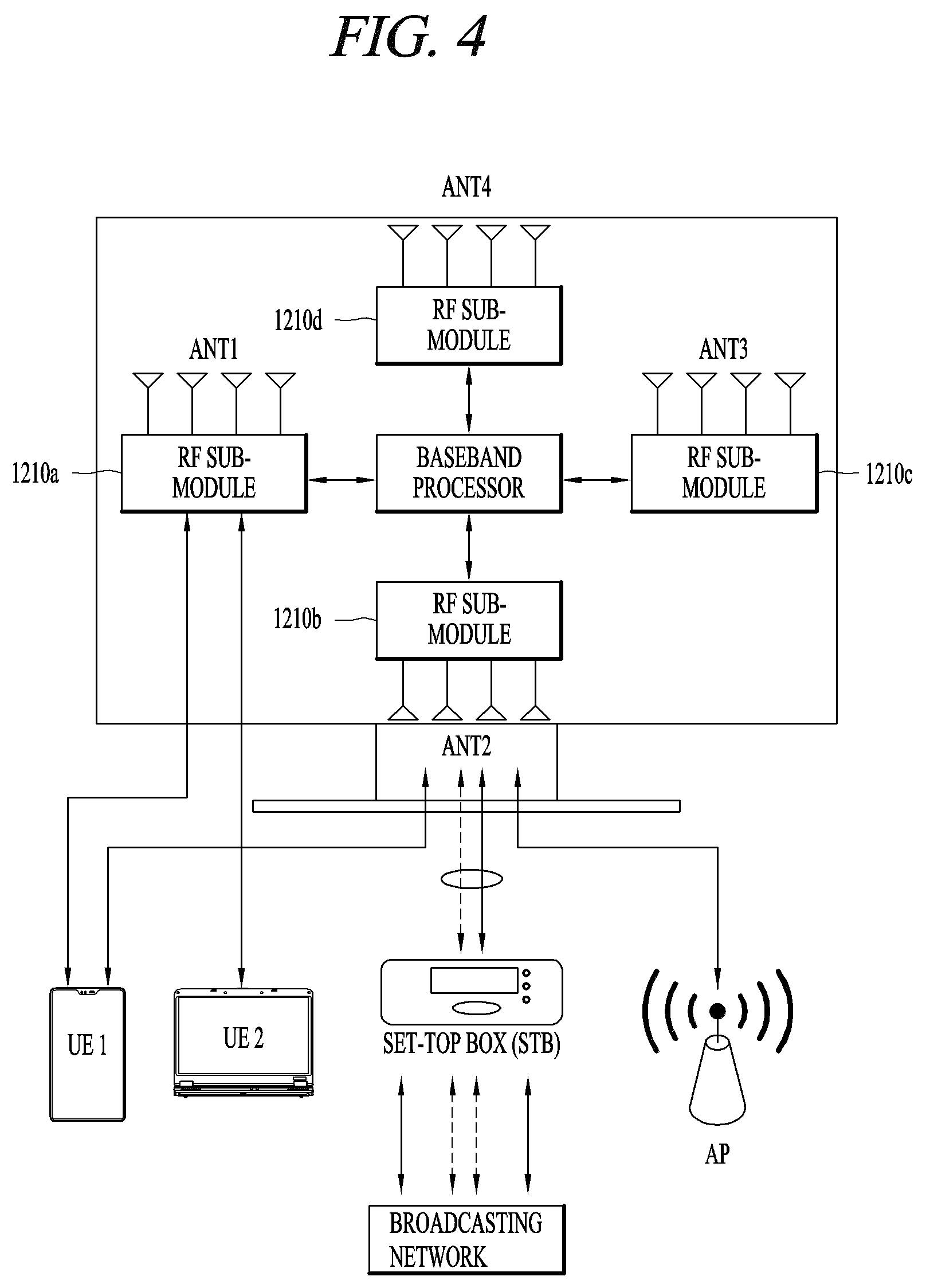 Patent US12322883 Figure 5 – Electronic device having antenna