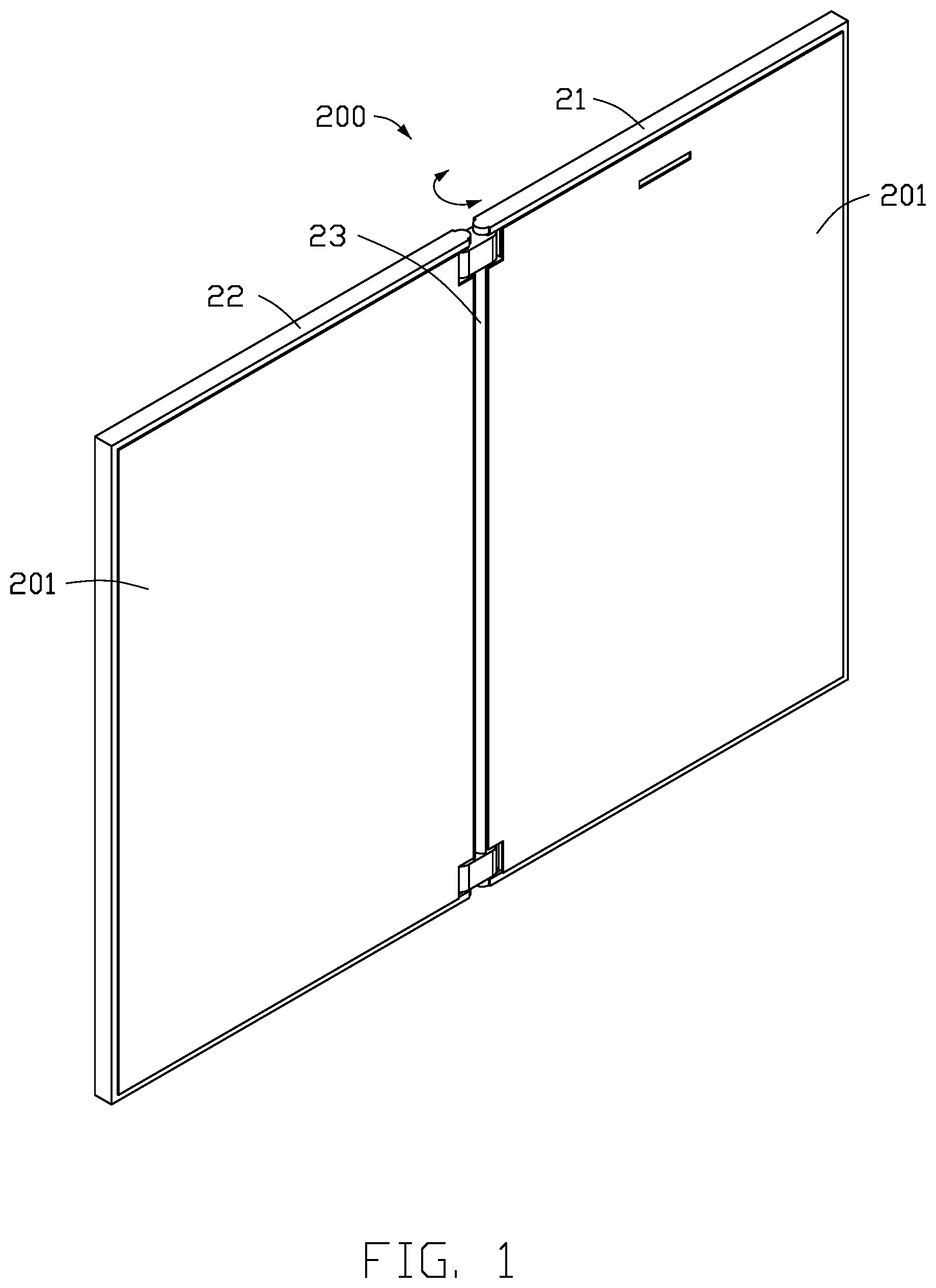 Patent US12322885 Figure 1 – Antenna structure and wireless communication device using same