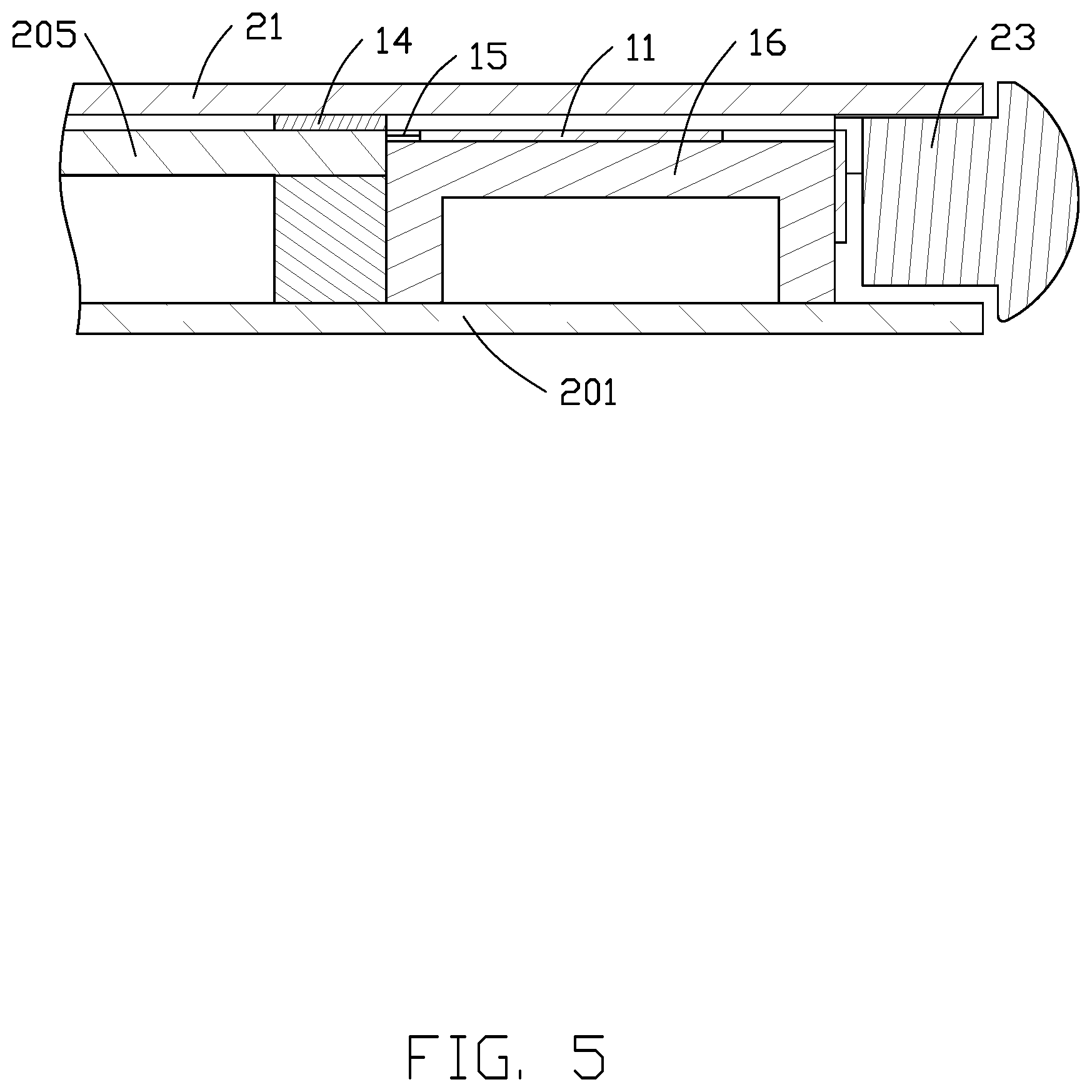 Patent US12322885 Figure 5 – Antenna structure and wireless communication device using same
