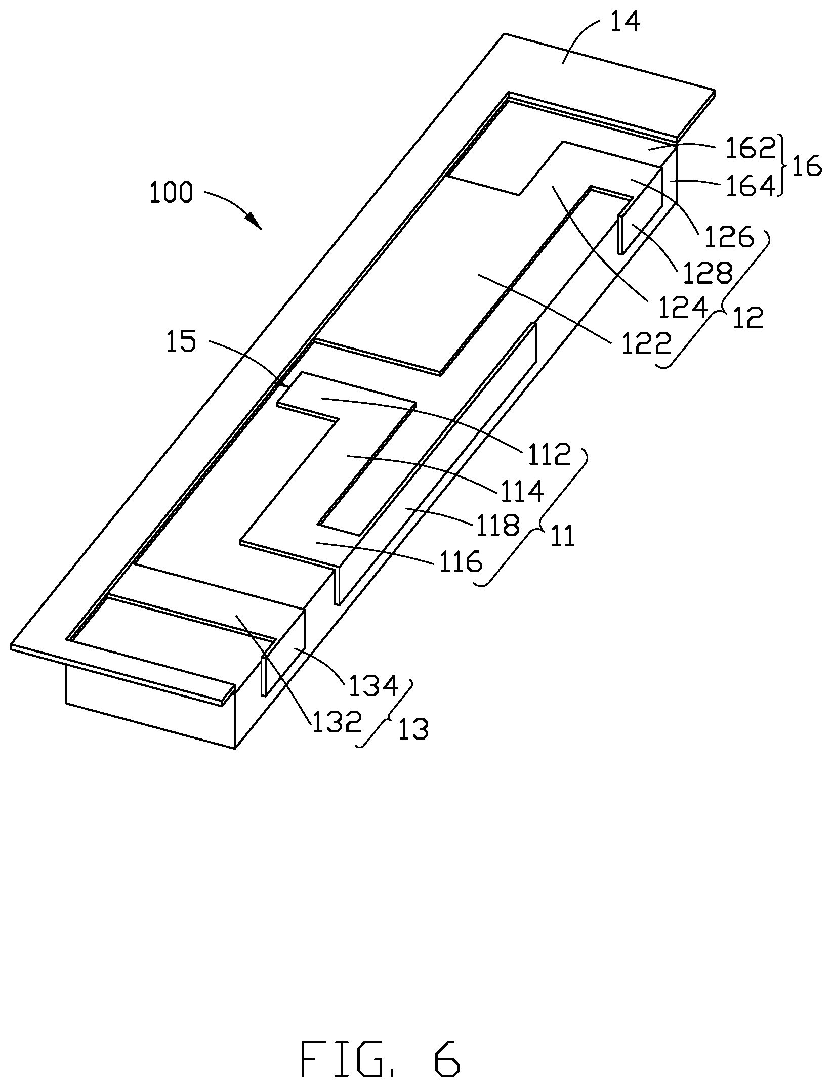 Patent US12322885 Figure 6 – Antenna structure and wireless communication device using same