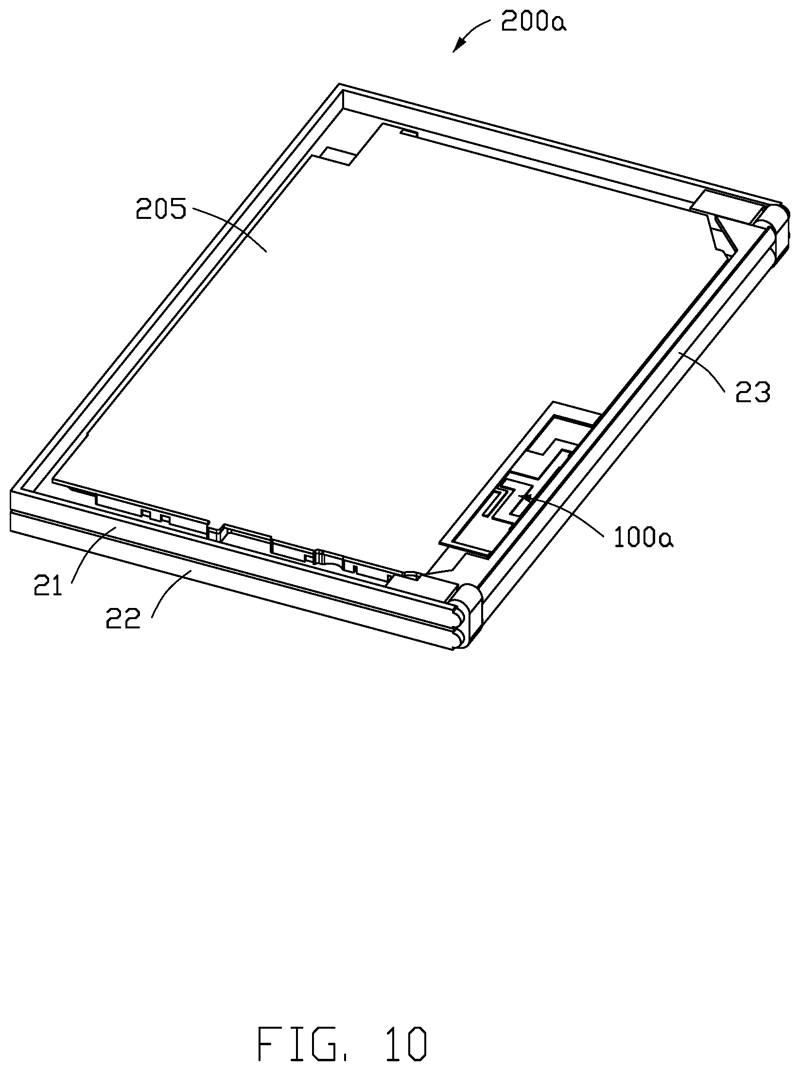 Patent US12322885 Figure 10 – Antenna structure and wireless communication device using same