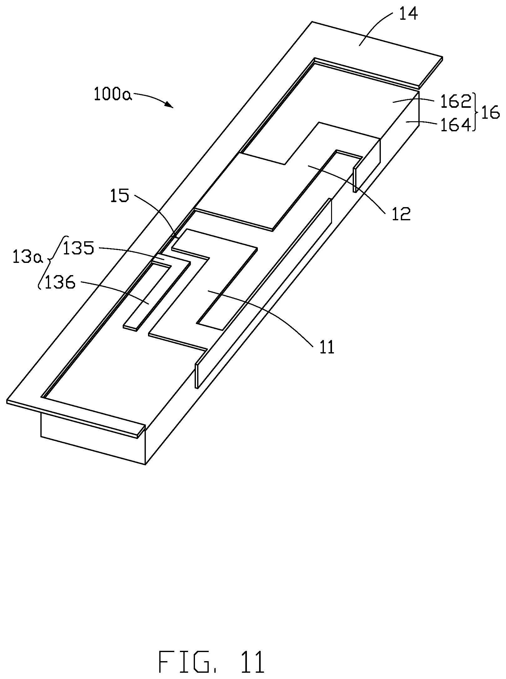 Patent US12322885 Figure 11 – Antenna structure and wireless communication device using same