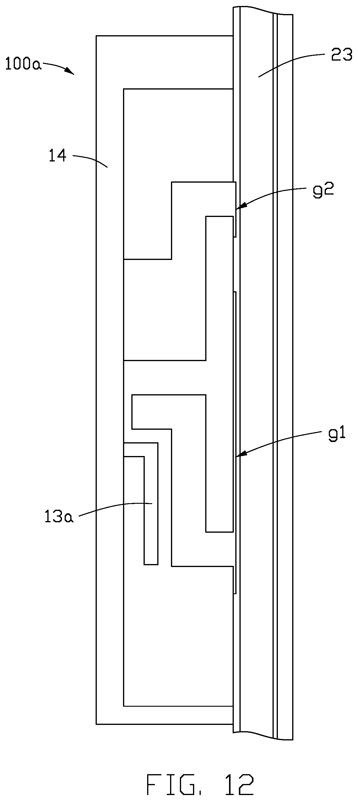 Patent US12322885 Figure 12 – Antenna structure and wireless communication device using same