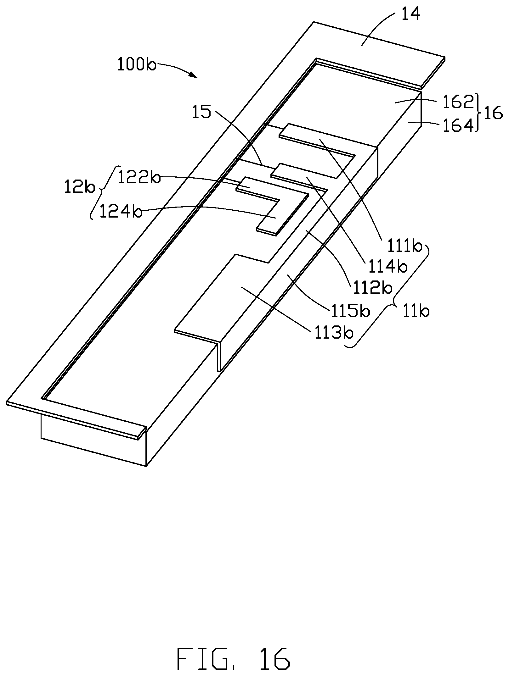 Patent US12322885 Figure 16 – Antenna structure and wireless communication device using same