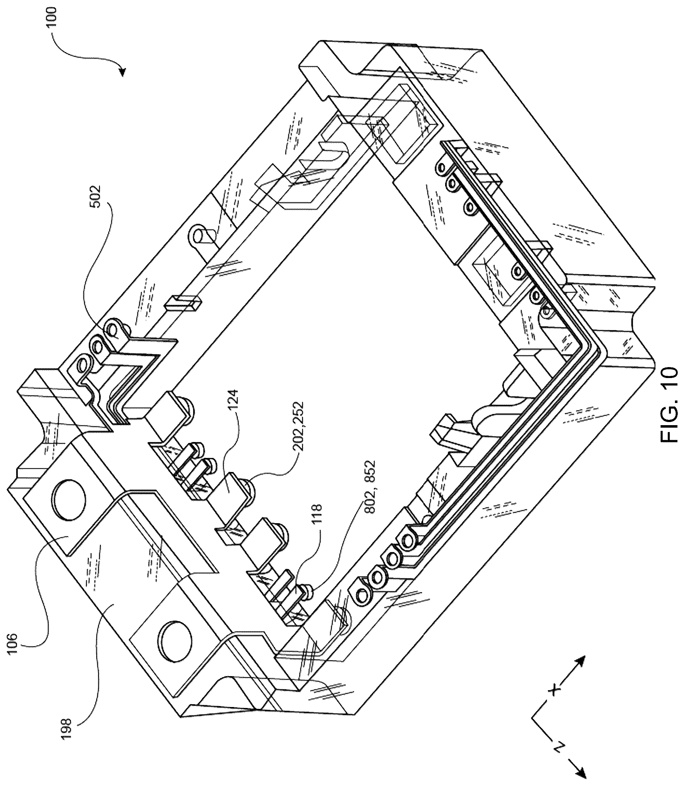 Patent US12322886 Figure 10 – Power module having electrical interconnections using mechanical fittings and process of implementing the same