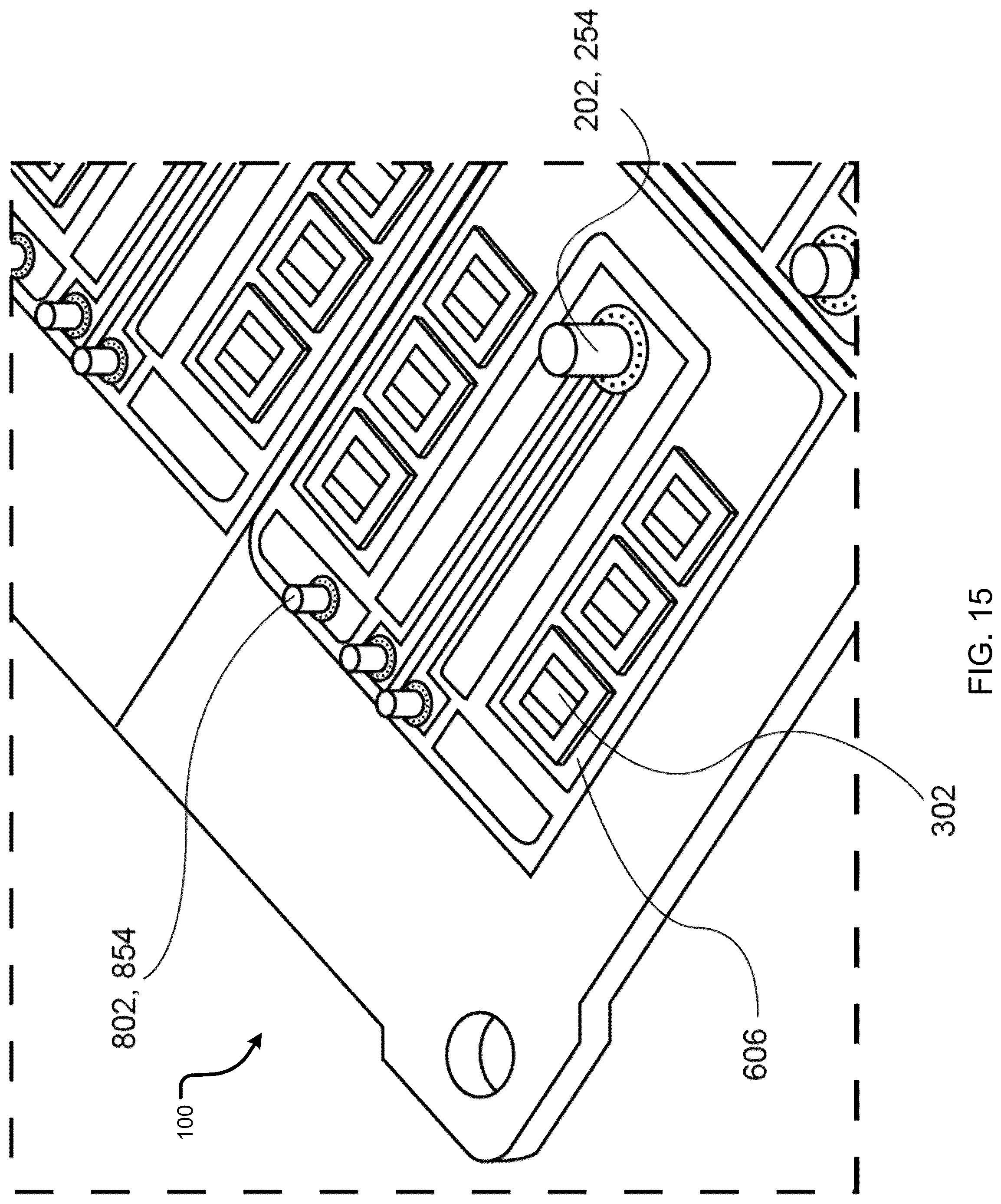 Patent US12322886 Figure 15 – Power module having electrical interconnections using mechanical fittings and process of implementing the same