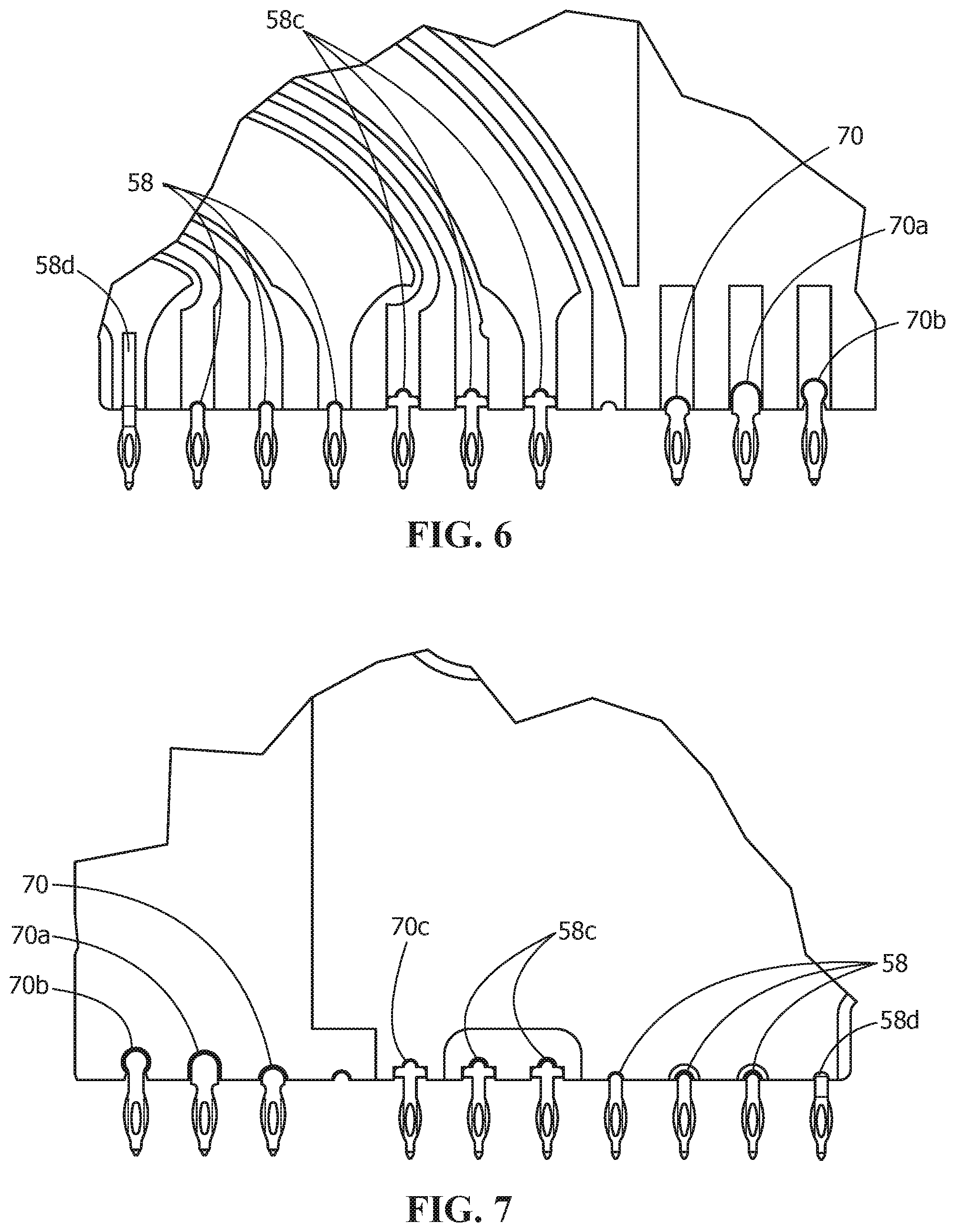 Patent US12322887 Figure 4 – Circuit board wafer with contacts mounted on castellated edges