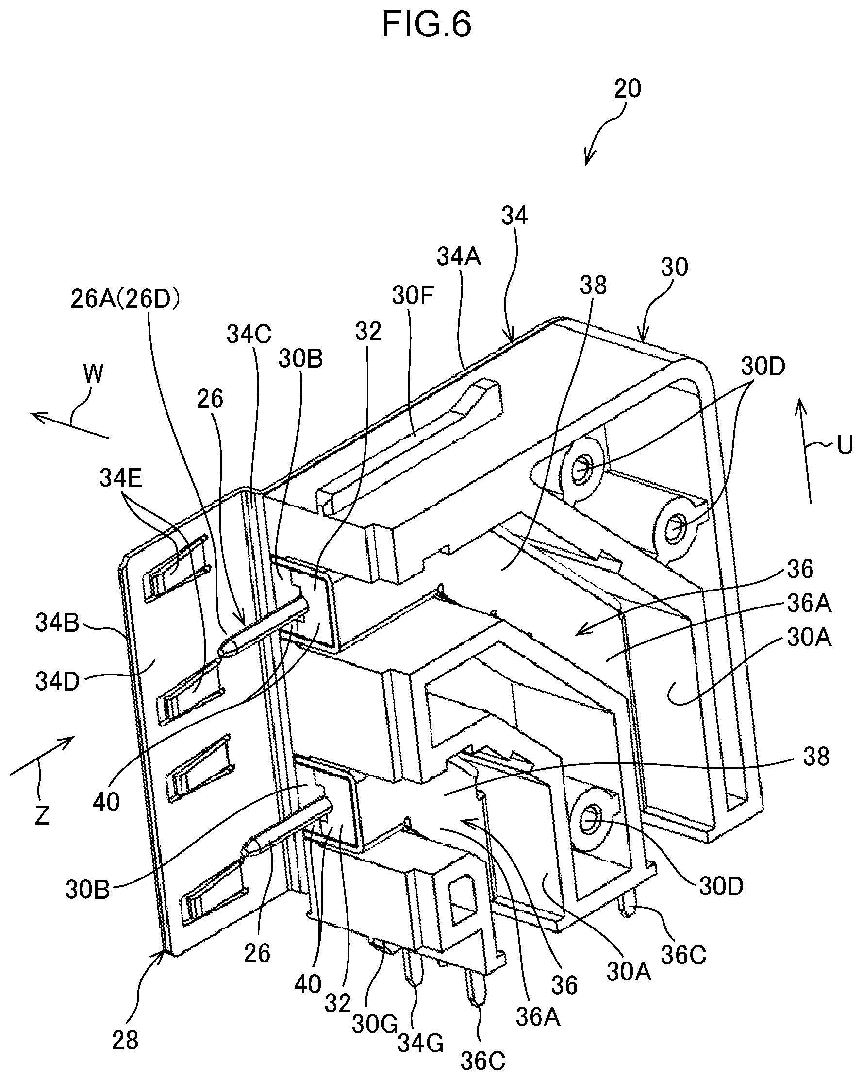 Patent US12322891 Figure 6 – Connector and connector set