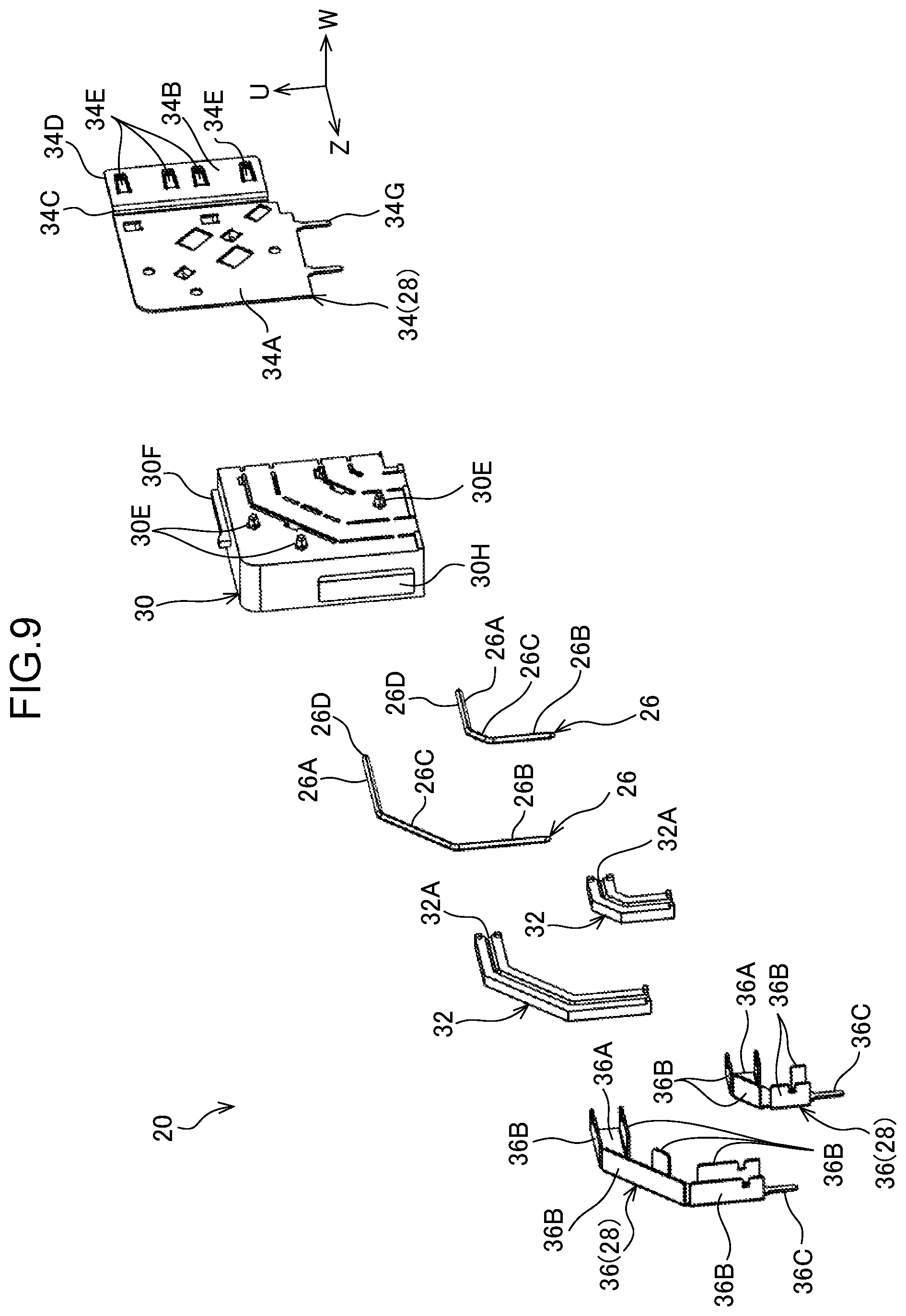 Patent US12322891 Figure 9 – Connector and connector set