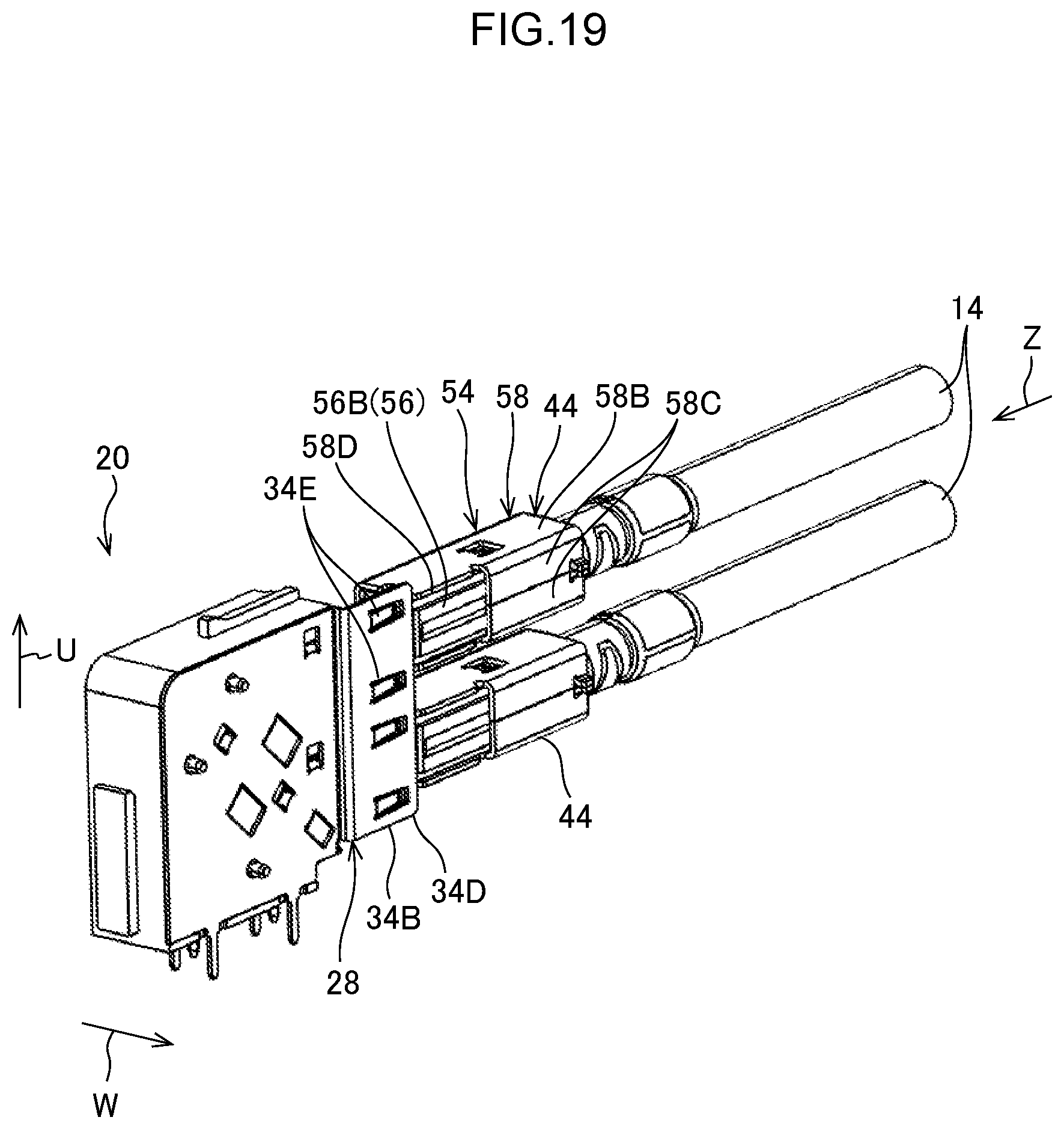 Patent US12322891 Figure 19 – Connector and connector set