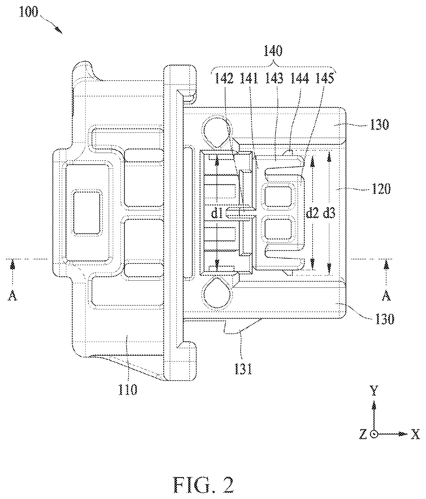 Patent US12322892 Figure 2 – Electrical connector having terminal position assurance