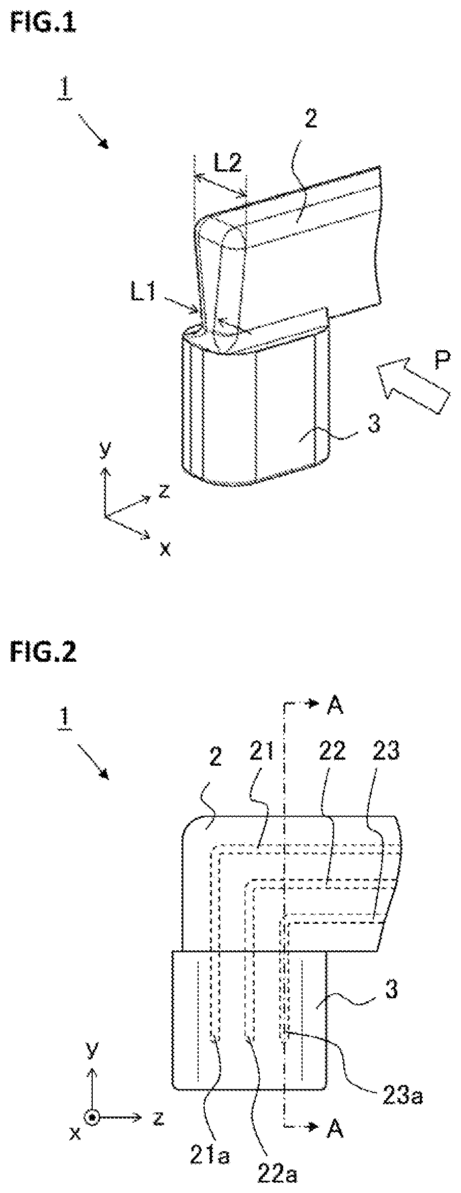 Patent US12322893 Figure 1 – Connector