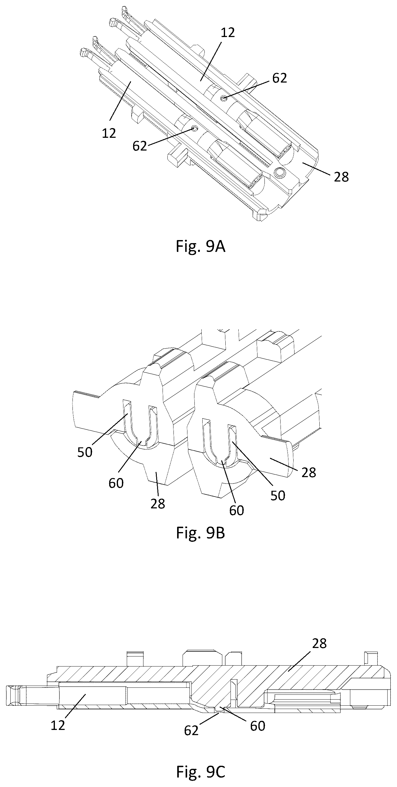 Patent US12322894 Figure 10 – Connector assembly with funnel-shaped signal contact end section