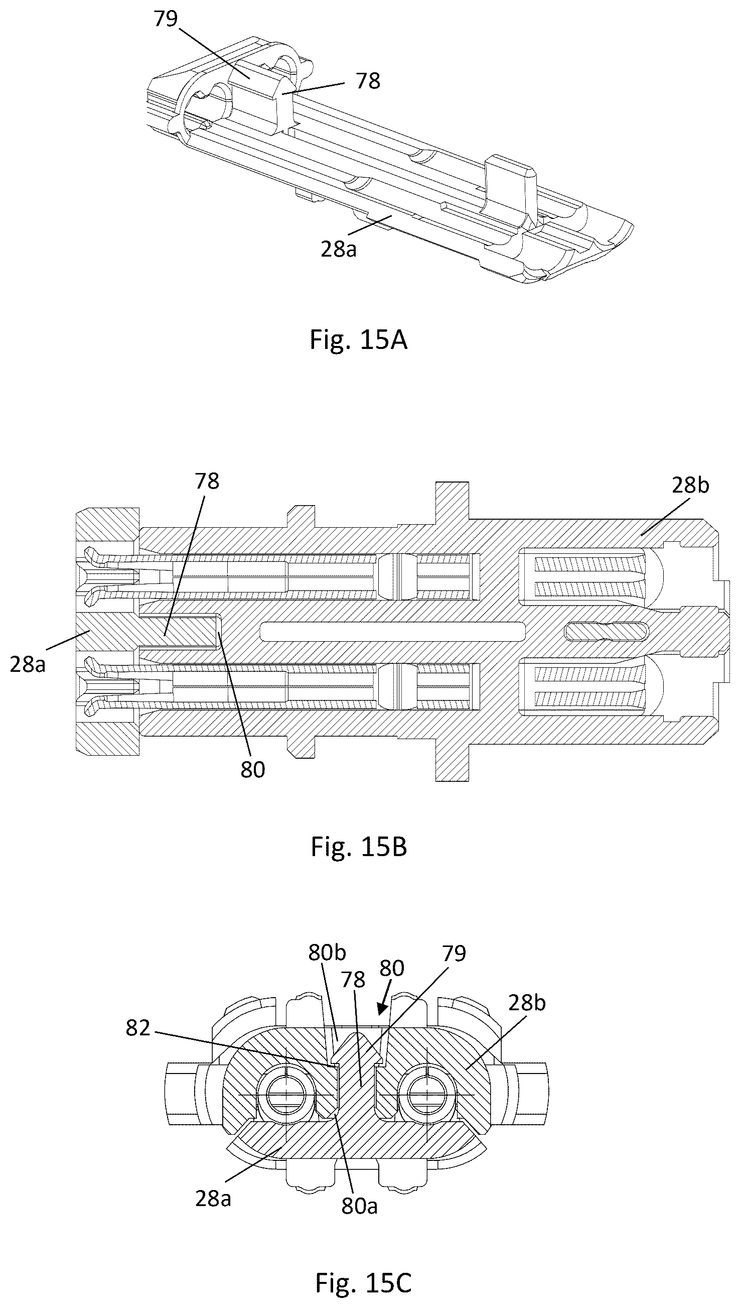 Patent US12322894 Figure 16 – Connector assembly with funnel-shaped signal contact end section