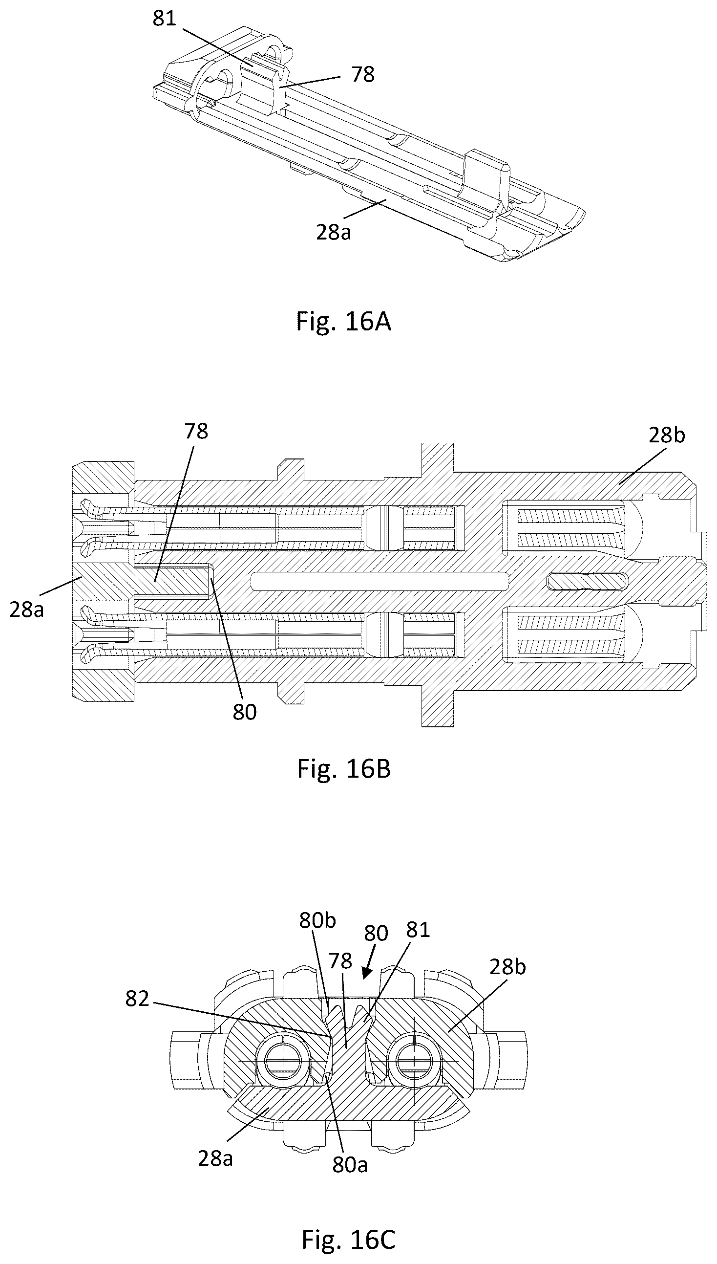 Patent US12322894 Figure 17 – Connector assembly with funnel-shaped signal contact end section