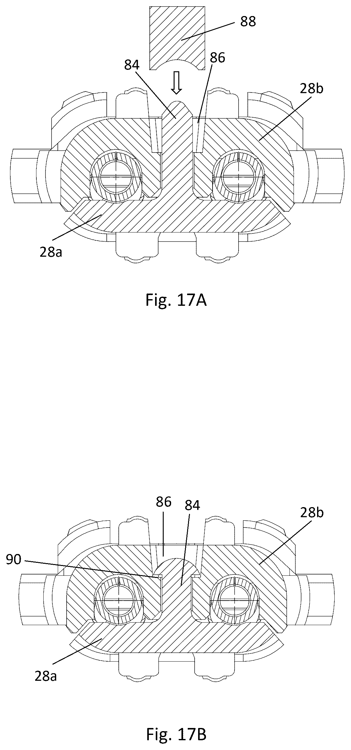 Patent US12322894 Figure 18 – Connector assembly with funnel-shaped signal contact end section