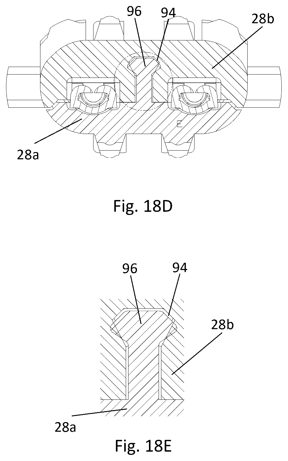 Patent US12322894 Figure 20 – Connector assembly with funnel-shaped signal contact end section