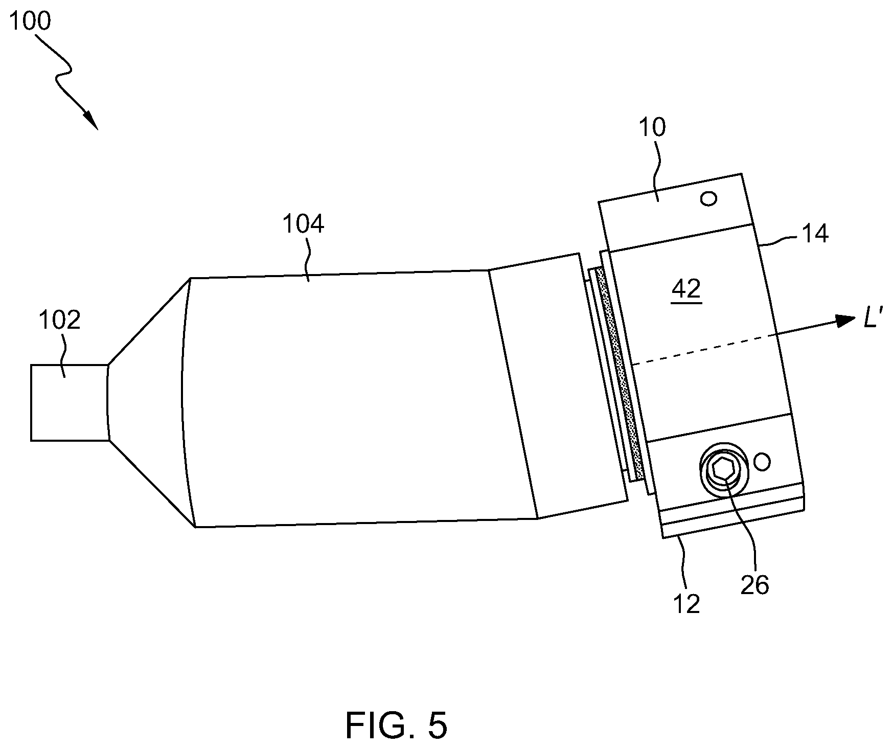 Patent US12322895 Figure 5 – Connector nut