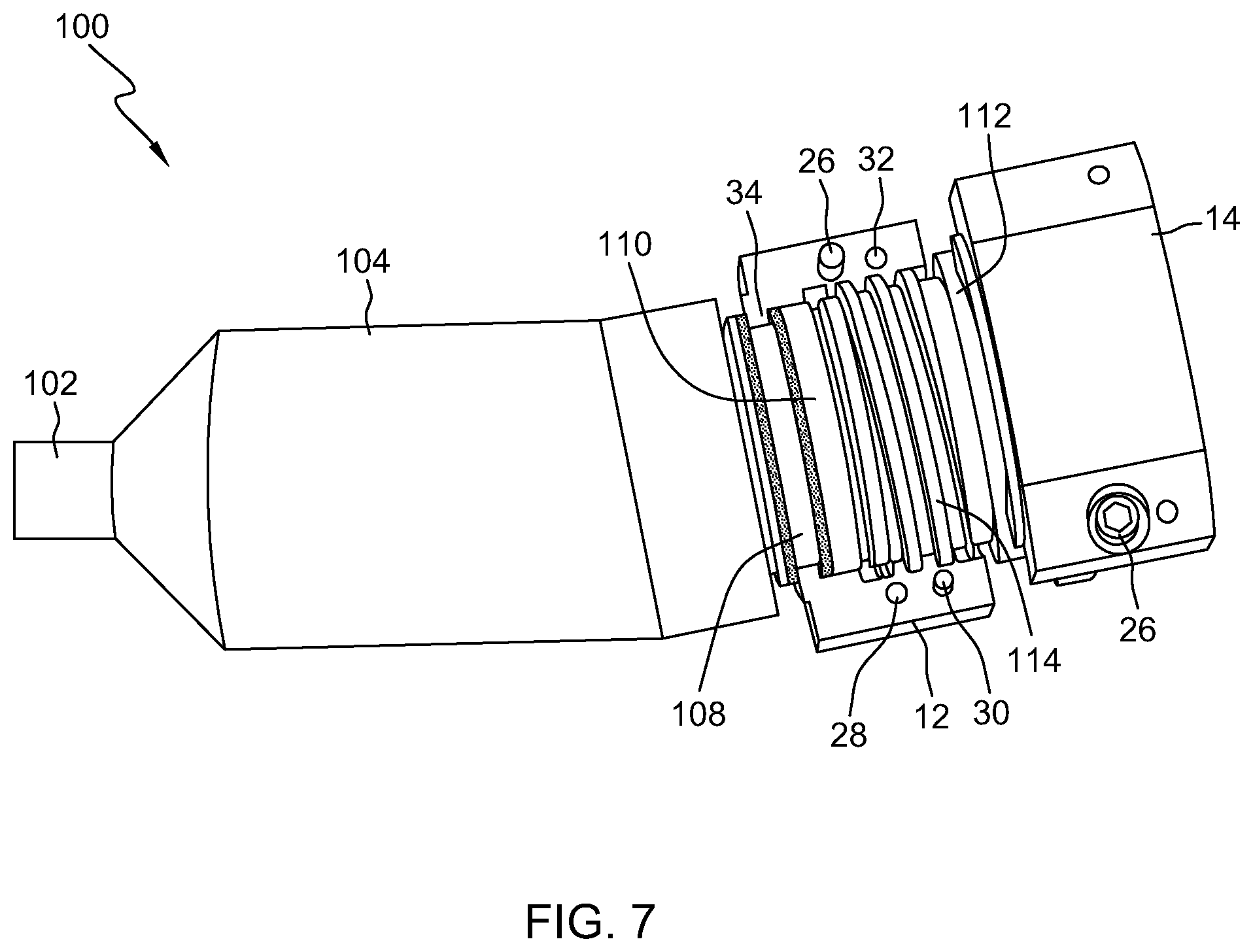 Patent US12322895 Figure 7 – Connector nut