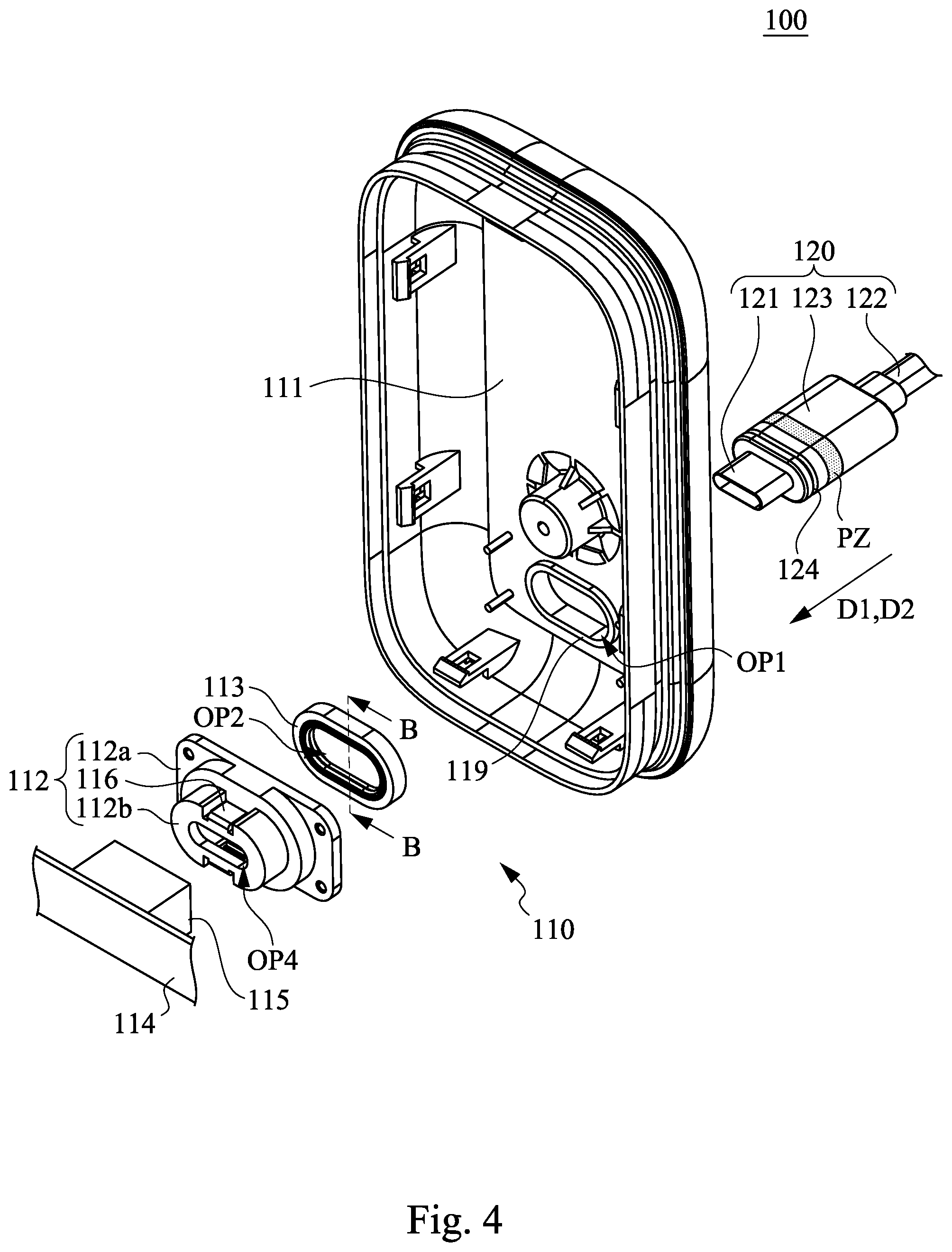Patent US12322896 Figure 4 – Electronic equipment