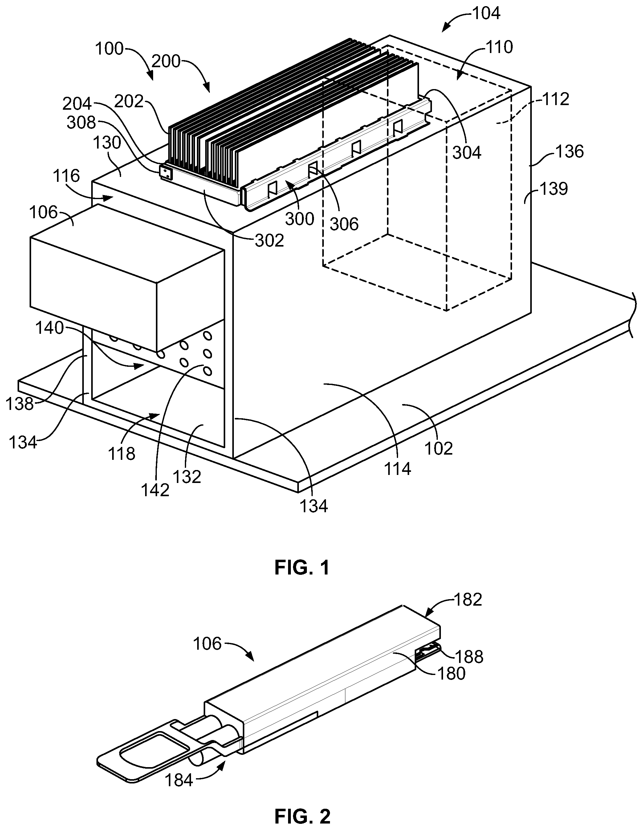 Patent US12322898 Figure 1 – Heat sink assembly for an electrical connector assembly