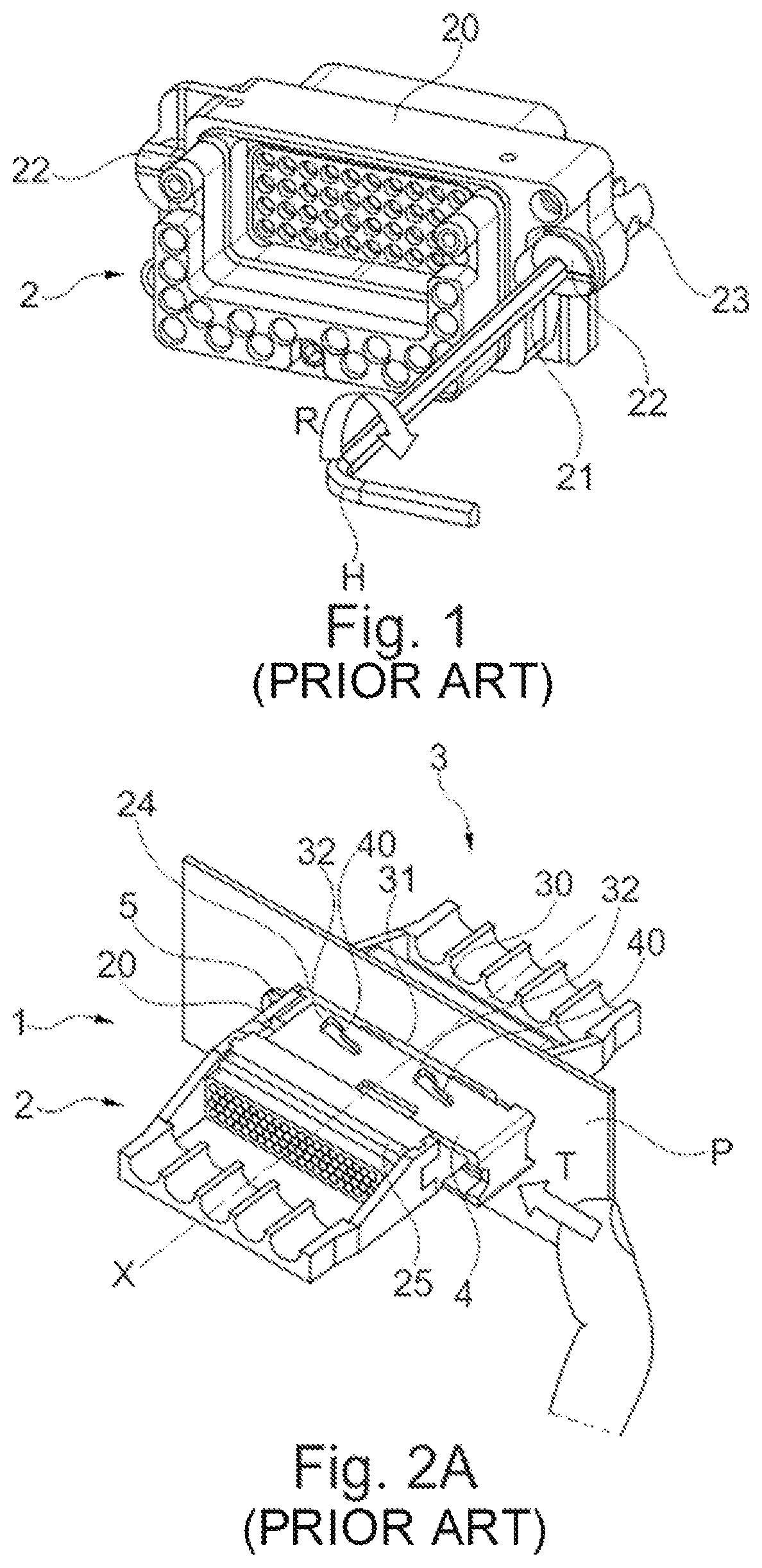 Patent US12322900 — Connector provided with a cap for locking to a complementary connector and with one or more means for securing the locking and the associated coupling between connectors — Figure 1