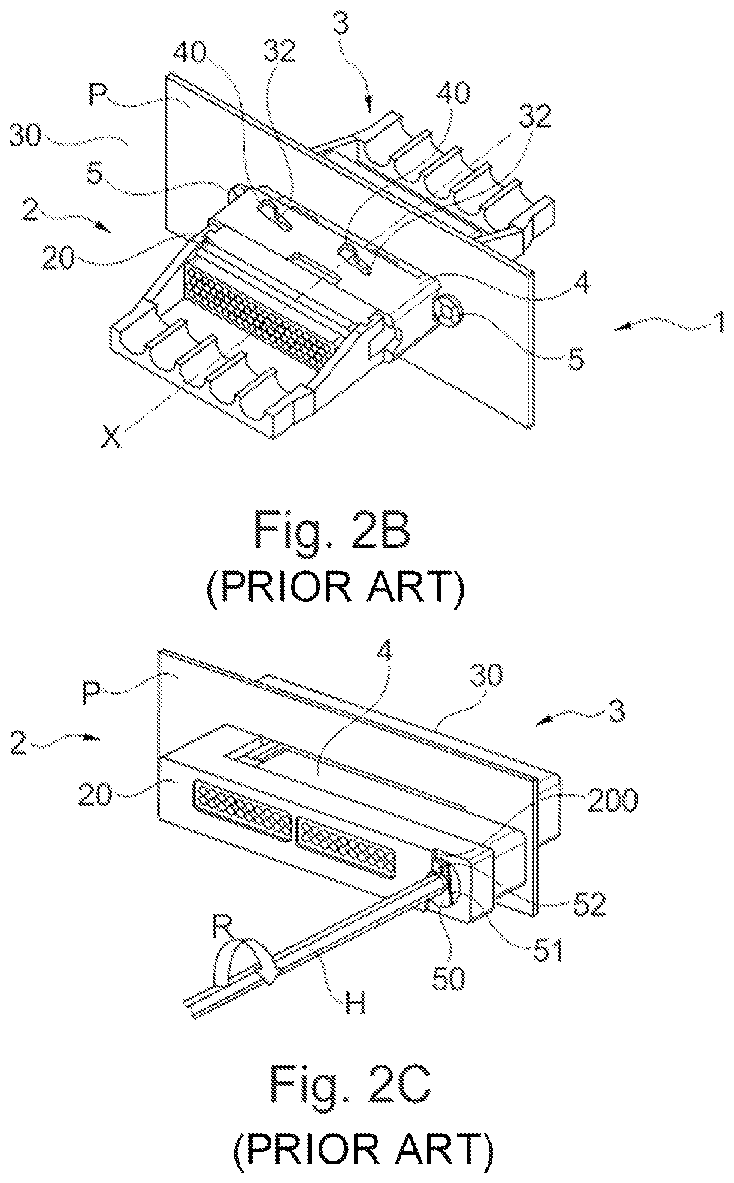 Patent US12322900 Figure 2 – Connector provided with a cap for locking to a complementary connector and with one or more means for securing the locking and the associated coupling between connectors