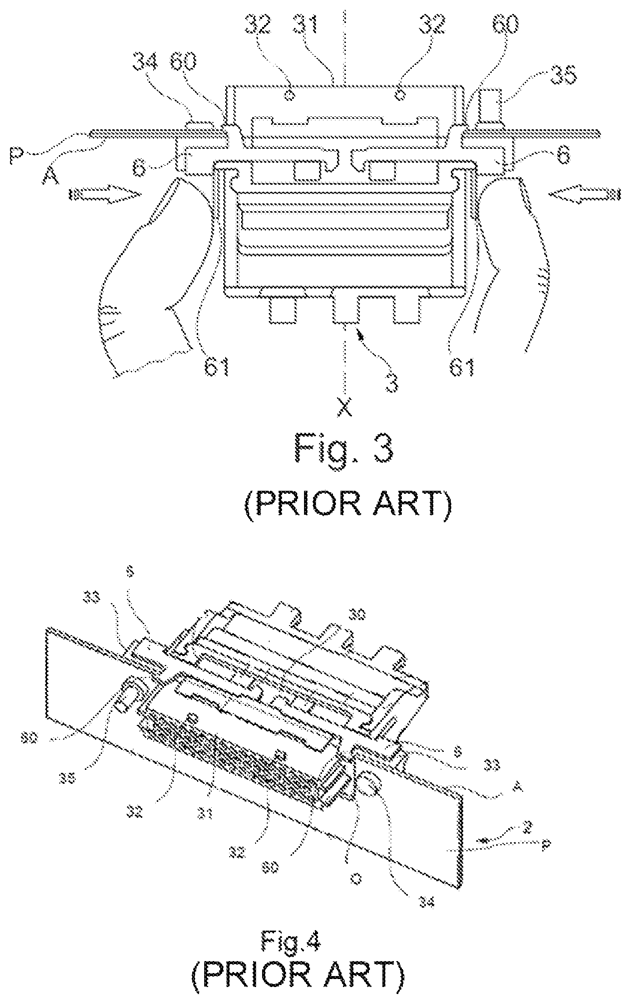 Patent US12322900 Figure 3 – Connector provided with a cap for locking to a complementary connector and with one or more means for securing the locking and the associated coupling between connectors